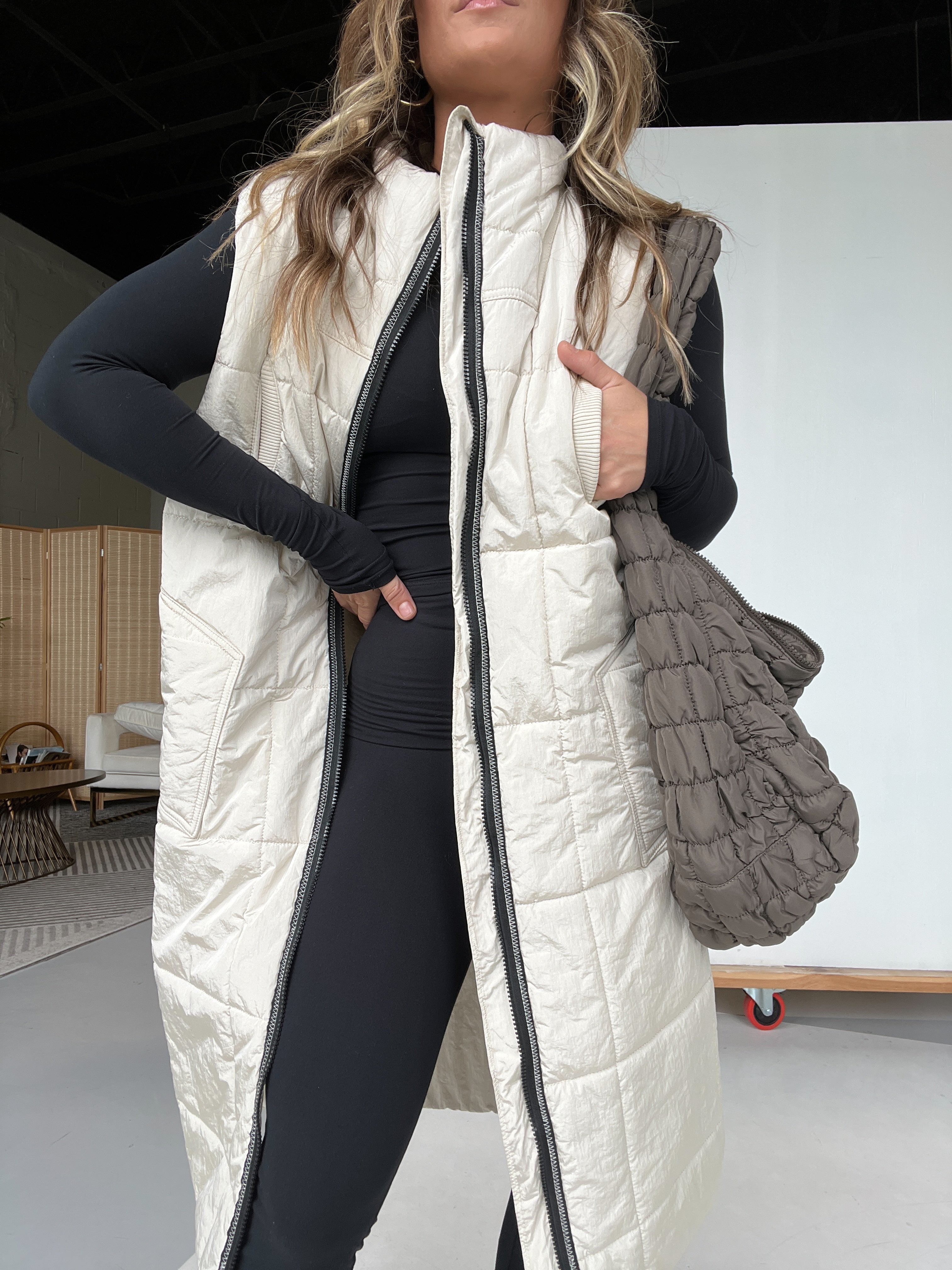 Women's Oversized Zipper Long Vest (Buy 2 Free Shipping)