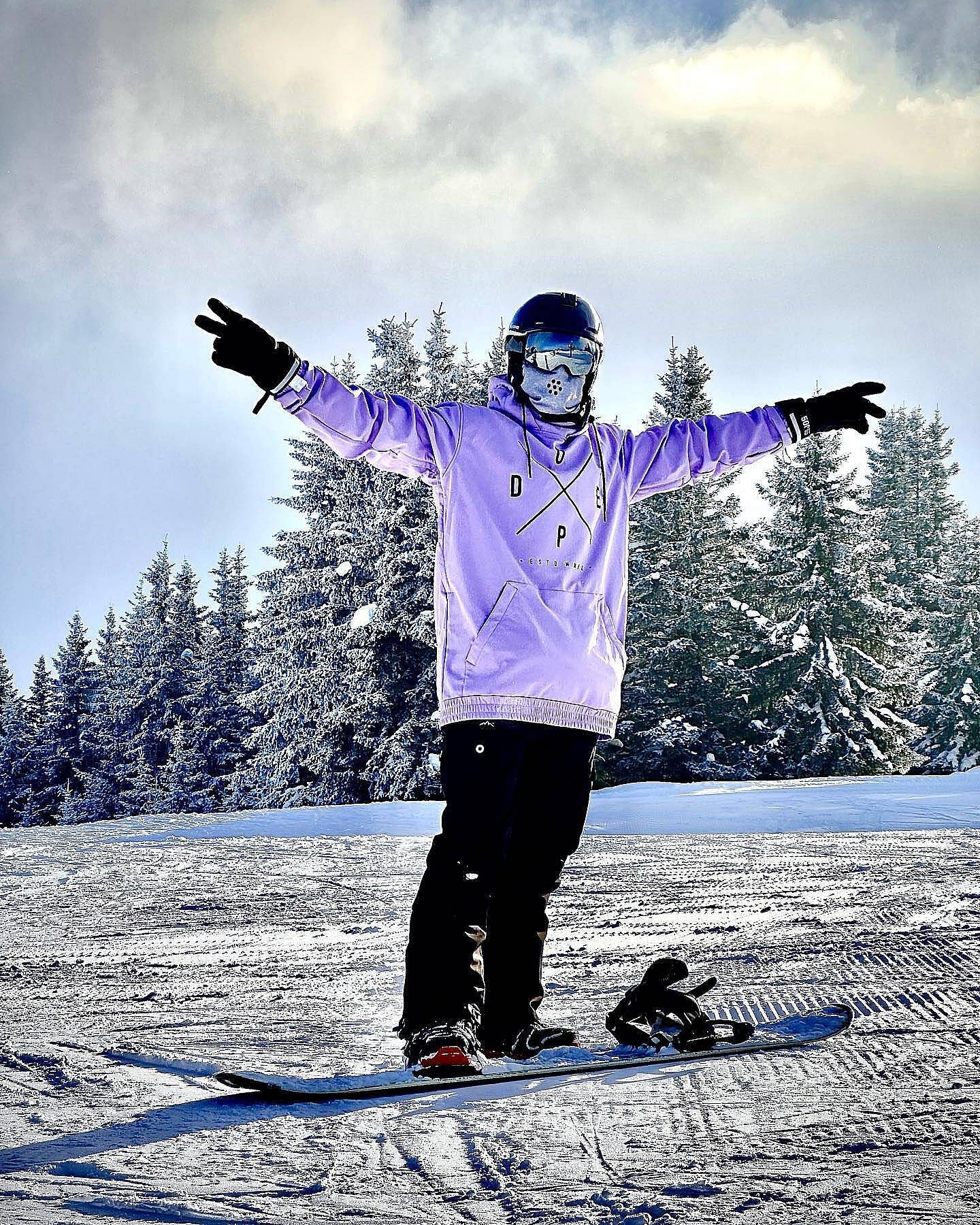 Snowboard Jacket For Men 2X-Up Faded Violet