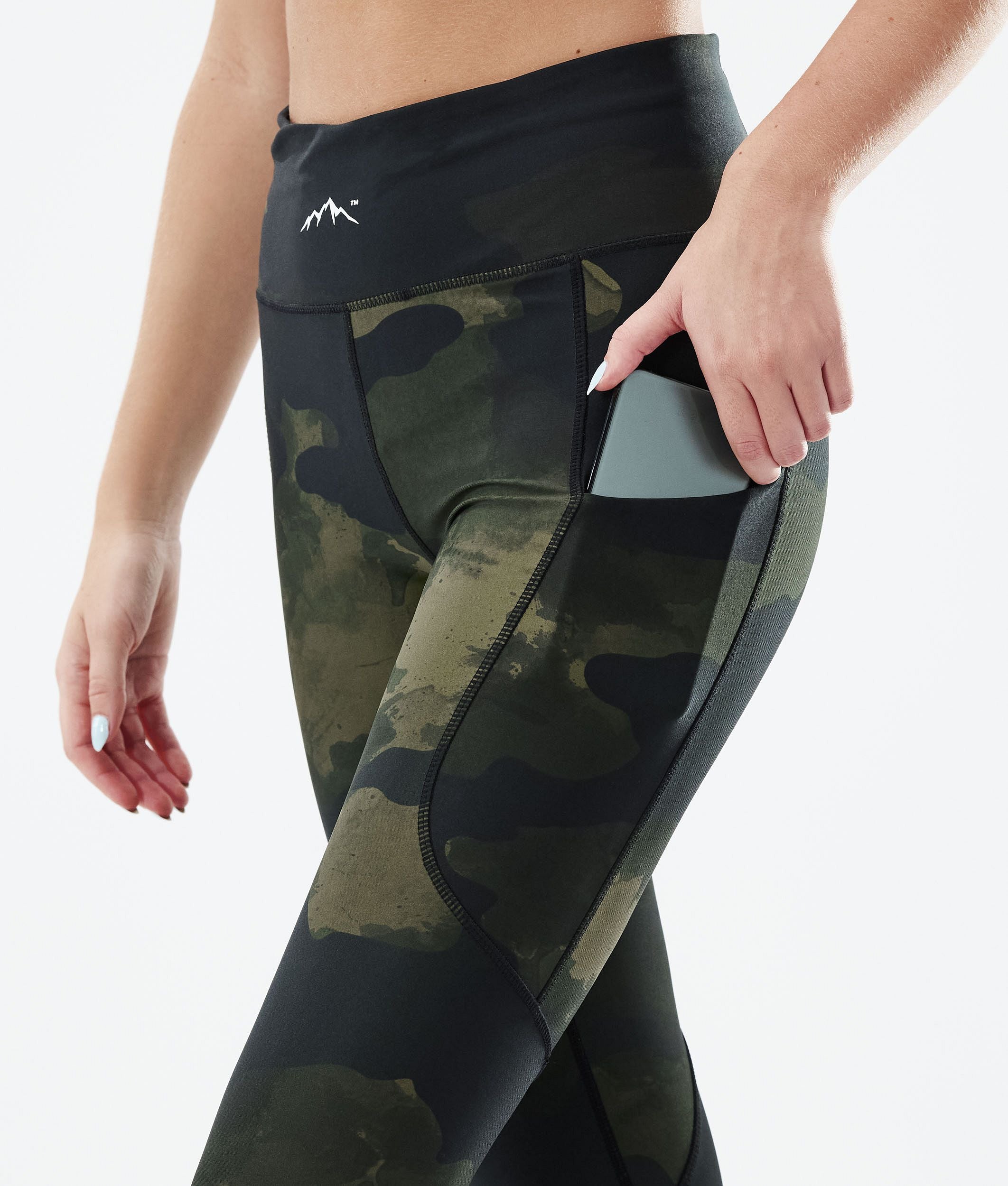 Leggings Women Green Camo