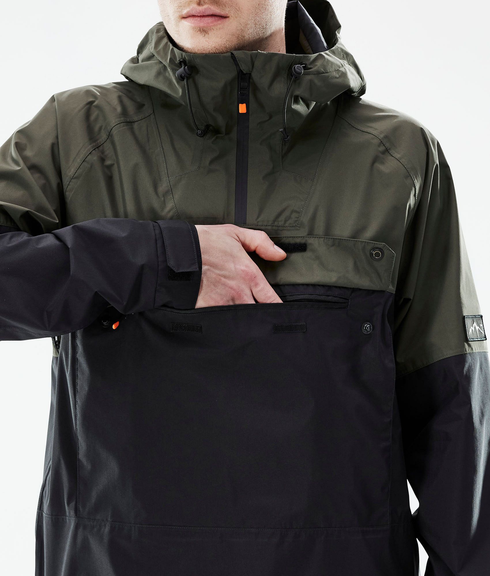 Outdoor Jacket For Men Olive Green/Black