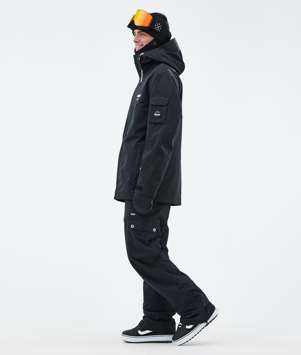 Snowboard Jacket For Men Black