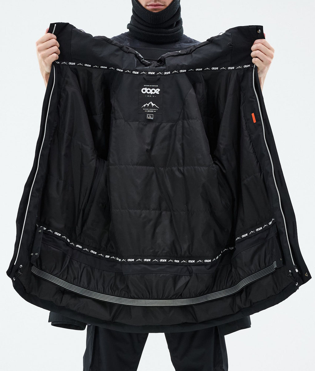 Snowboard Jacket For Men Black