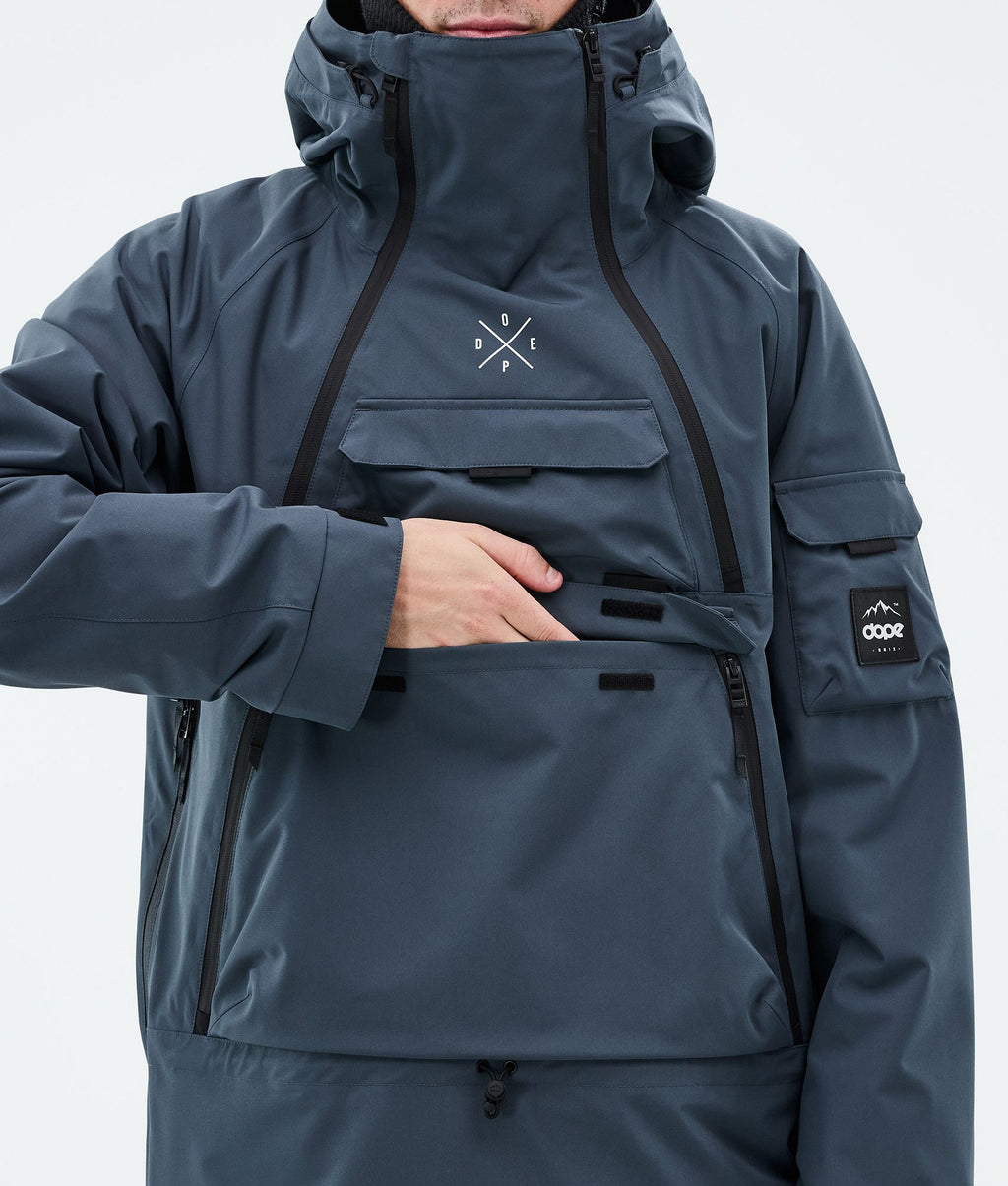 Snowboard Jacket For Men Metal Blue