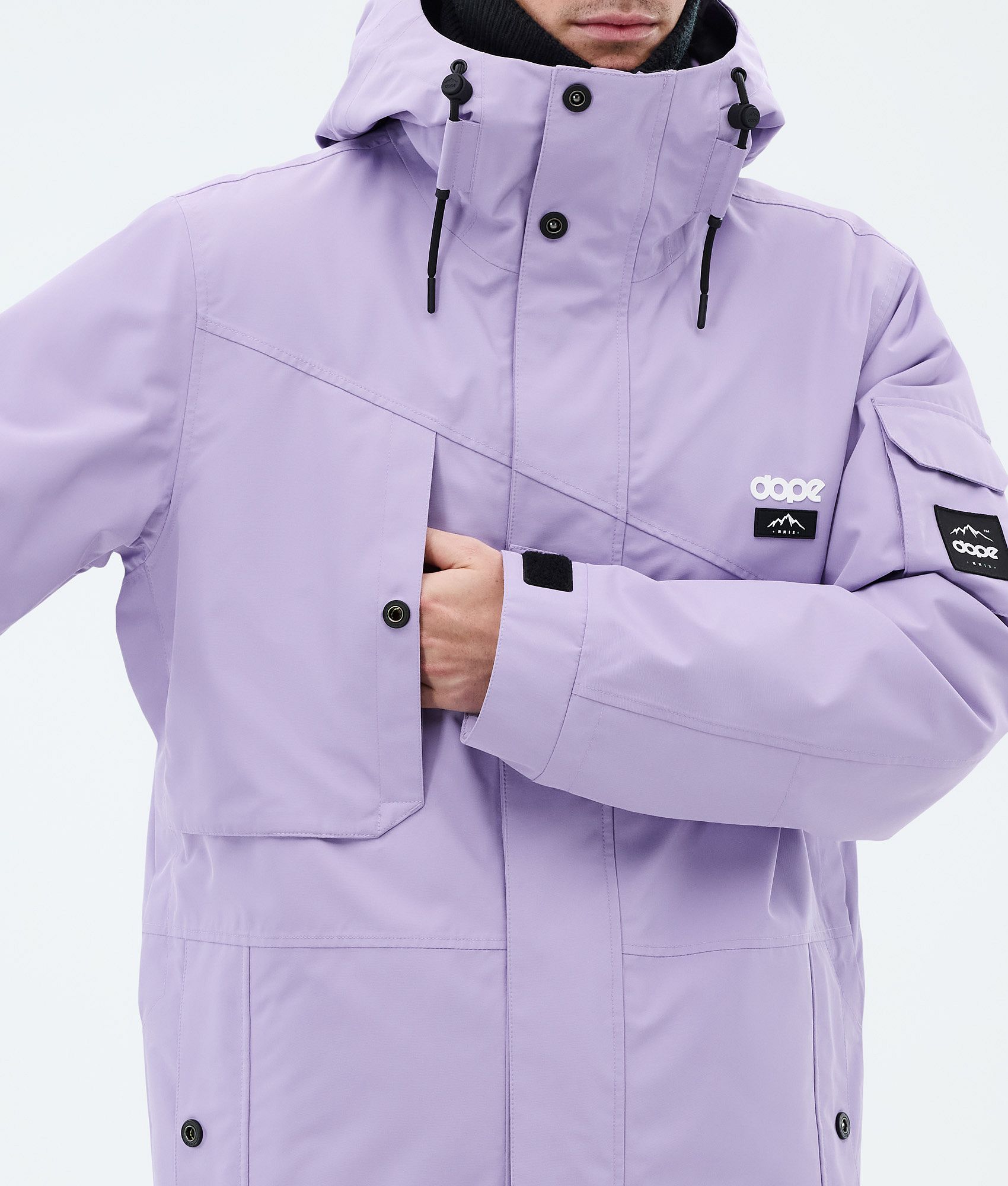 Snowboard Jacket For Men Faded Violet