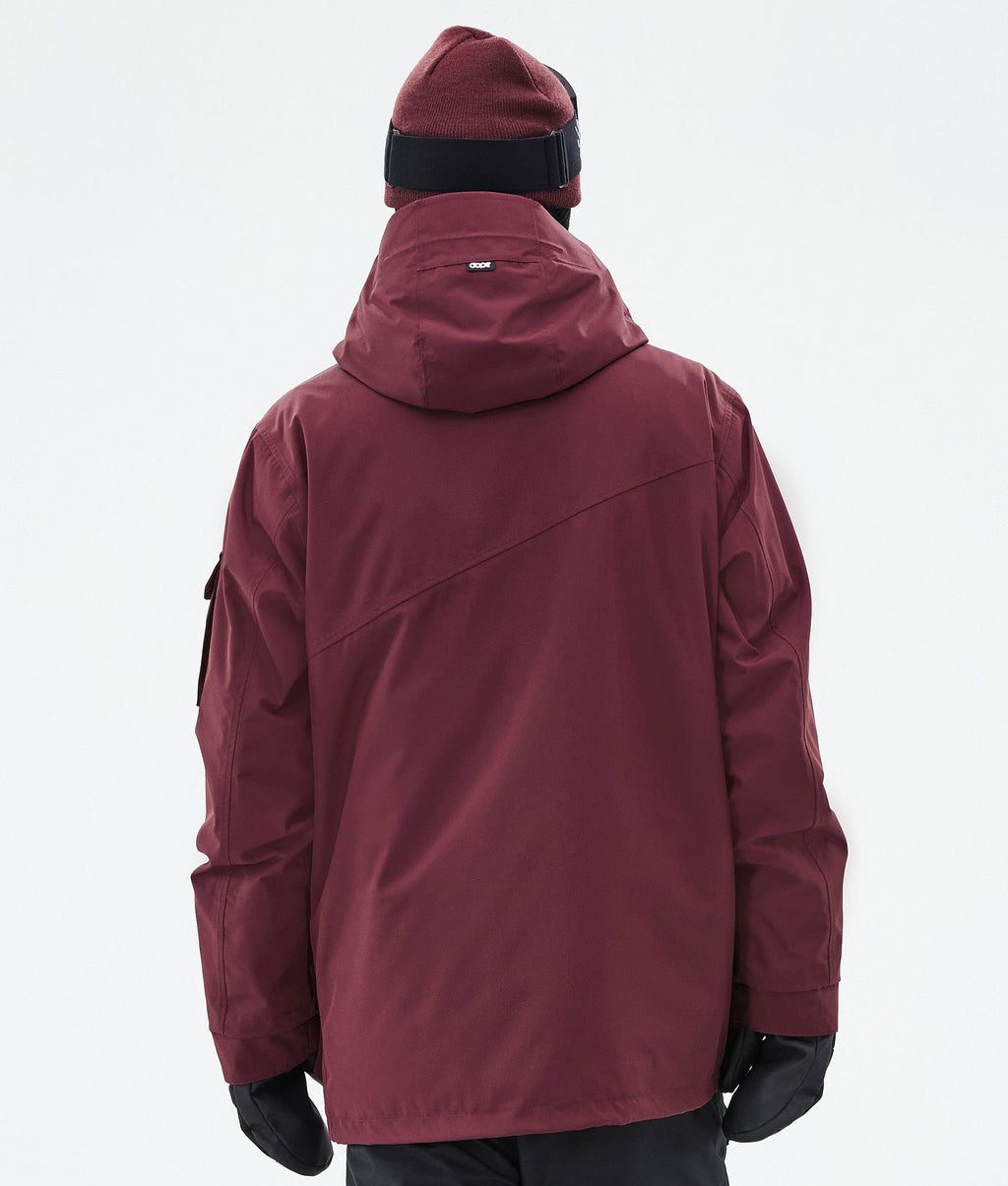 Snowboard Jacket For Men Don Burgundy