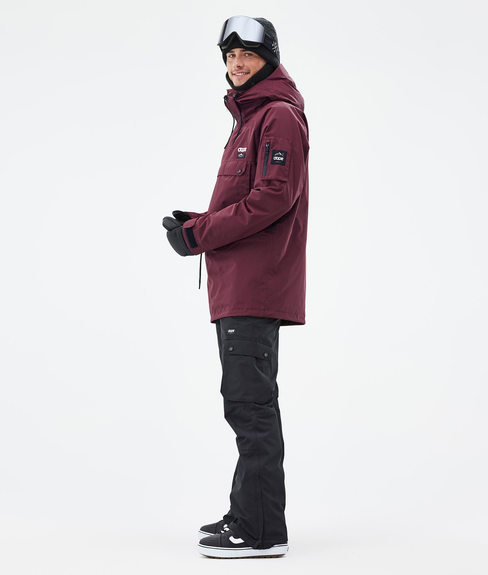 Snowboard Jacket For Men Don Burgundy