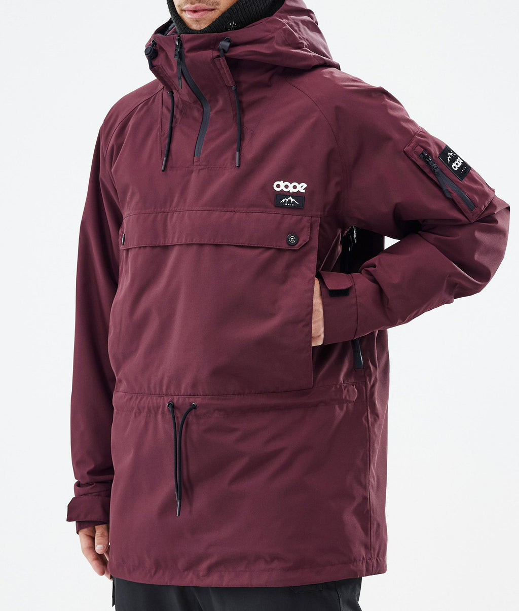 Snowboard Jacket For Men Don Burgundy