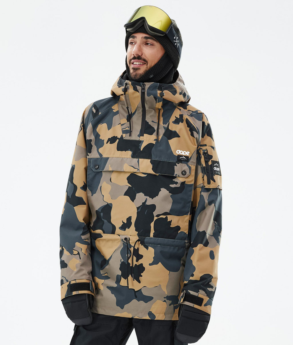 Snowboard Jacket For Men Walnut Camo
