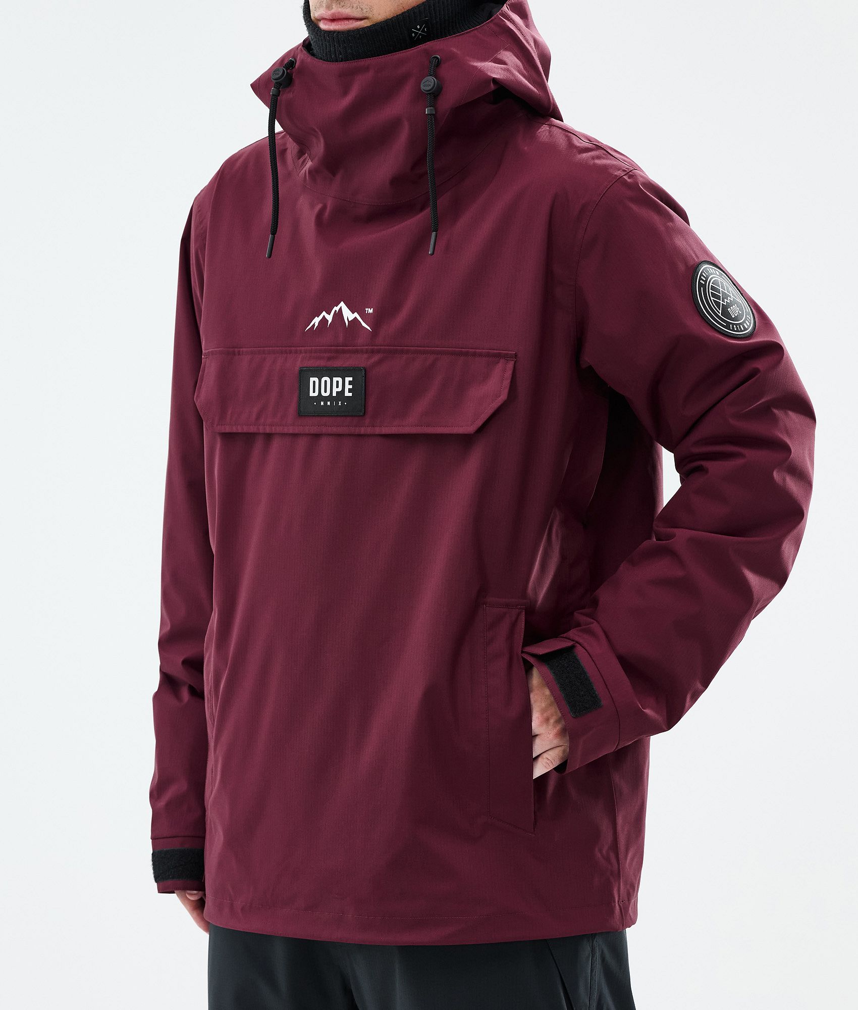 Snowboard Jacket For Men Burgundy