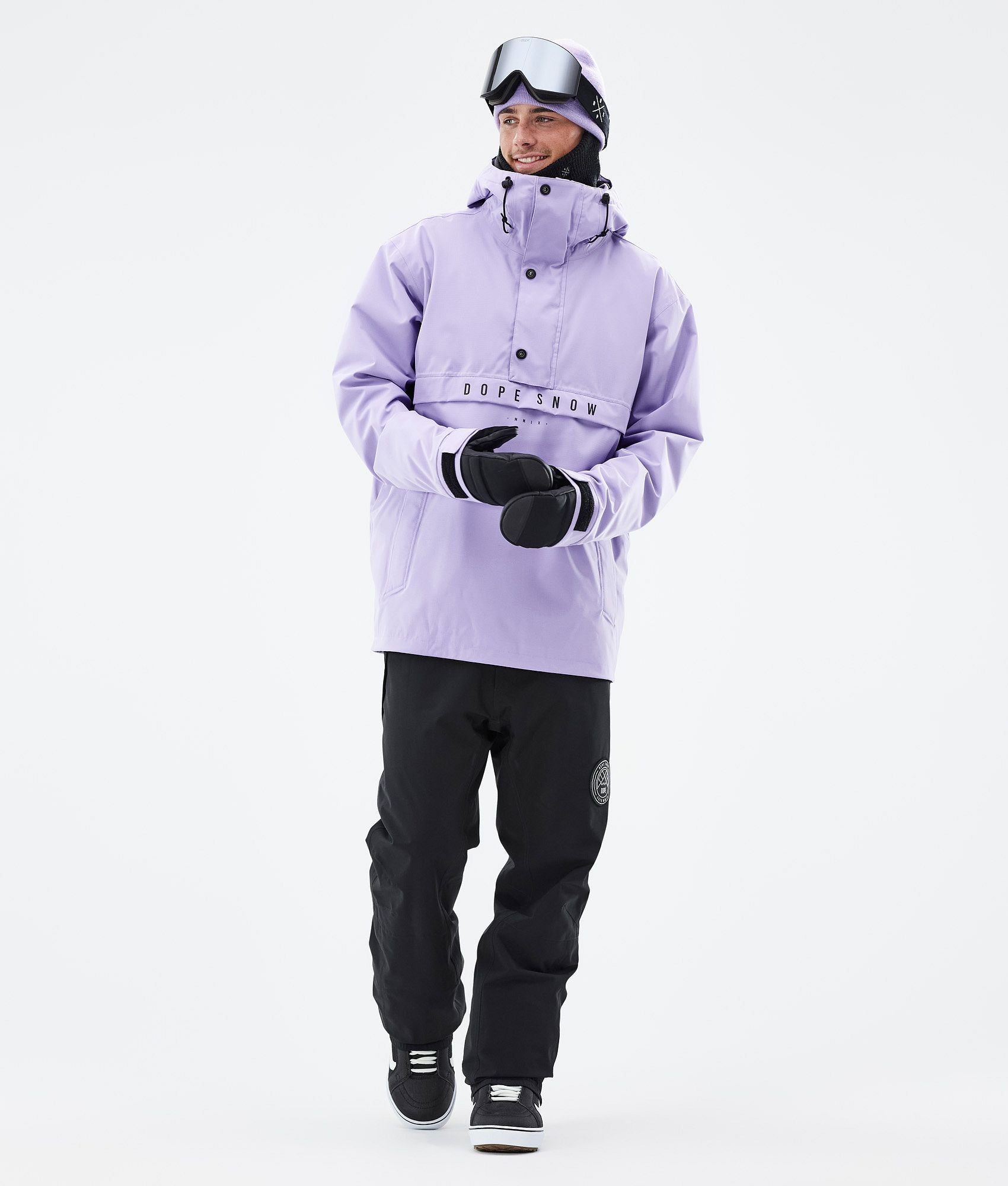 Snowboard Jacket For Men Faded Violet