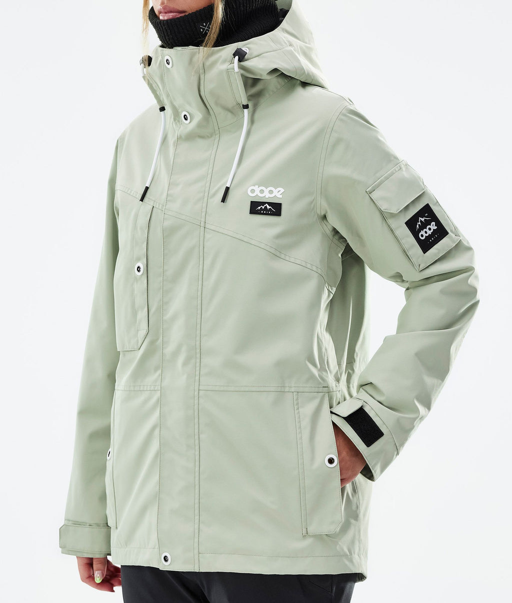 Snowboard Jacket For Women Soft Green