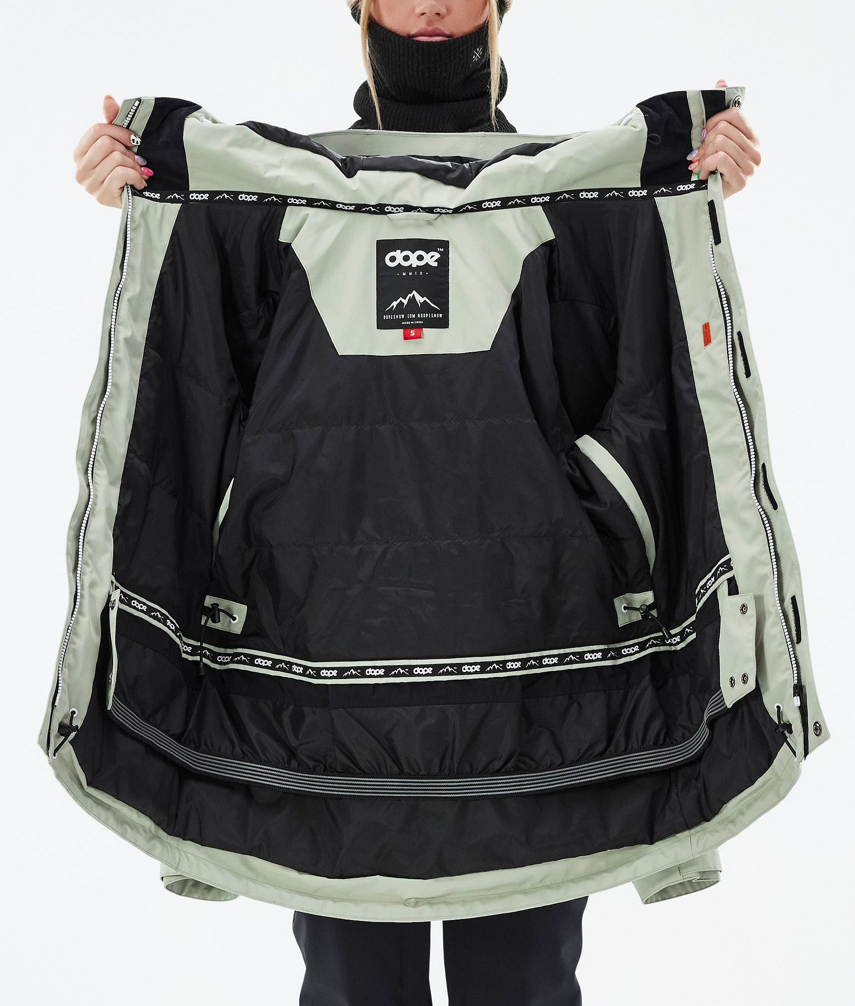 Snowboard Jacket For Women Soft Green