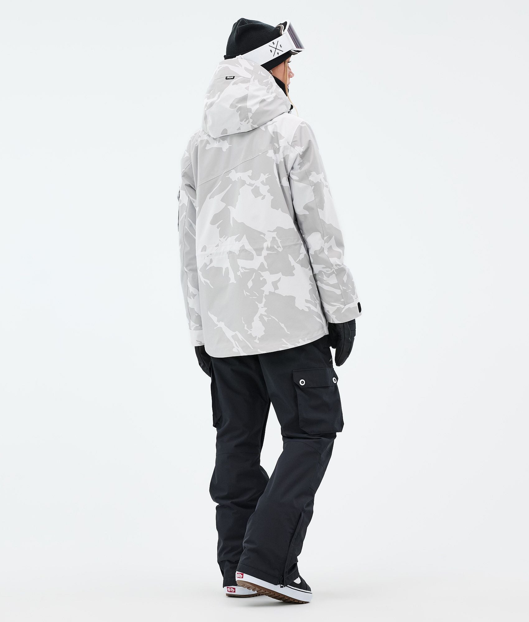 Snowboard Jacket For Women Grey Camo