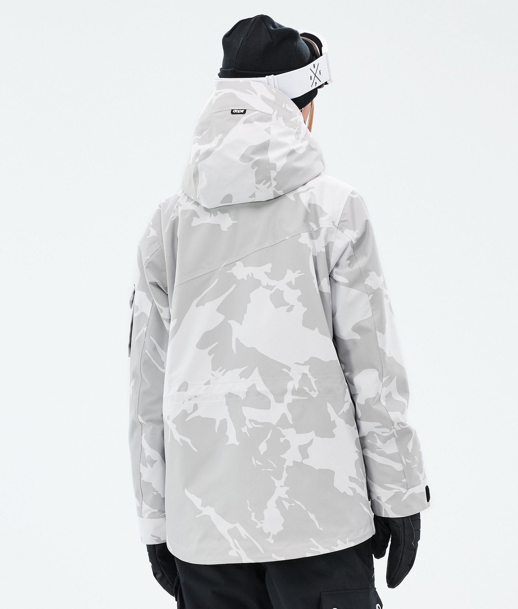 Snowboard Jacket For Women Grey Camo