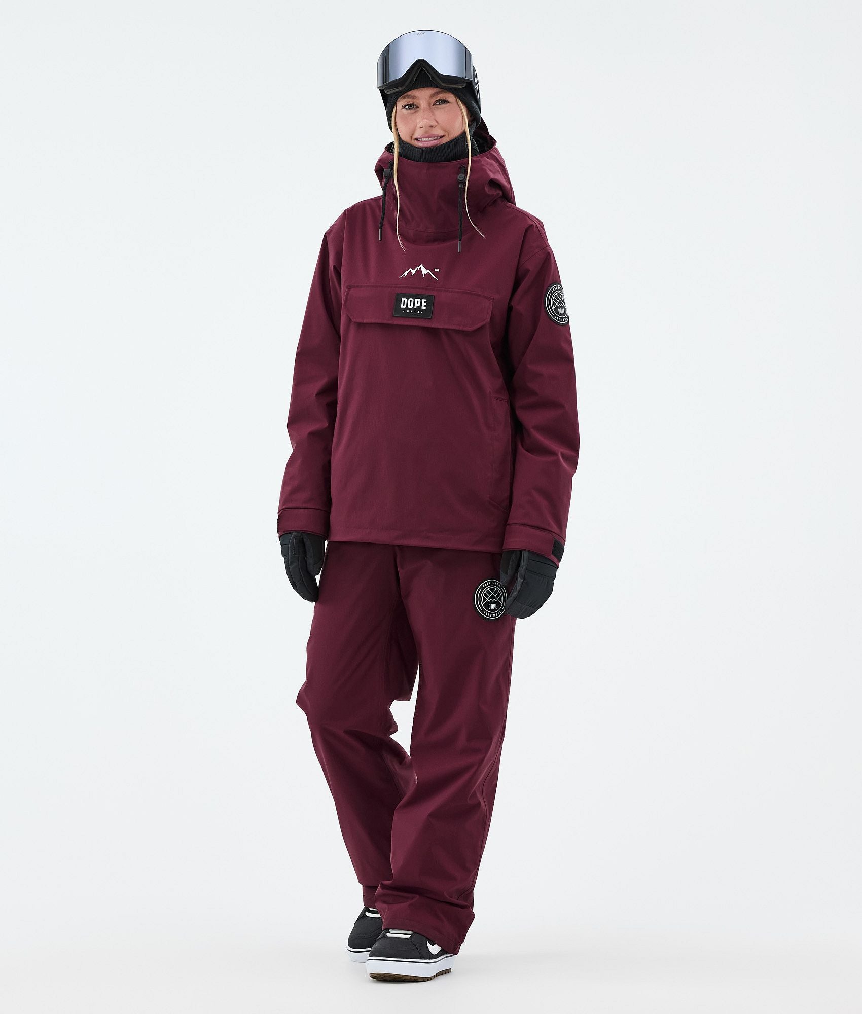 Snowboard Jacket For Women Burgundy