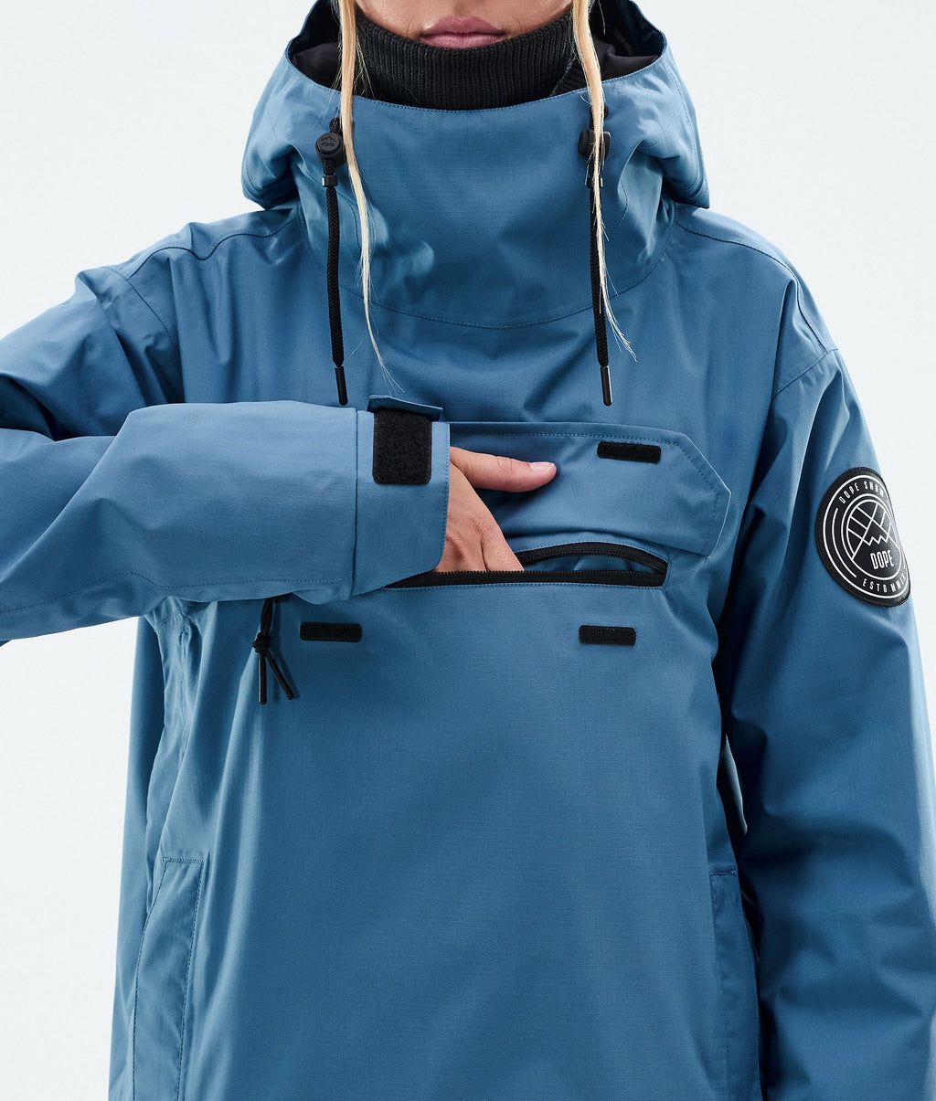 Snowboard Jacket For Women Blue Steel