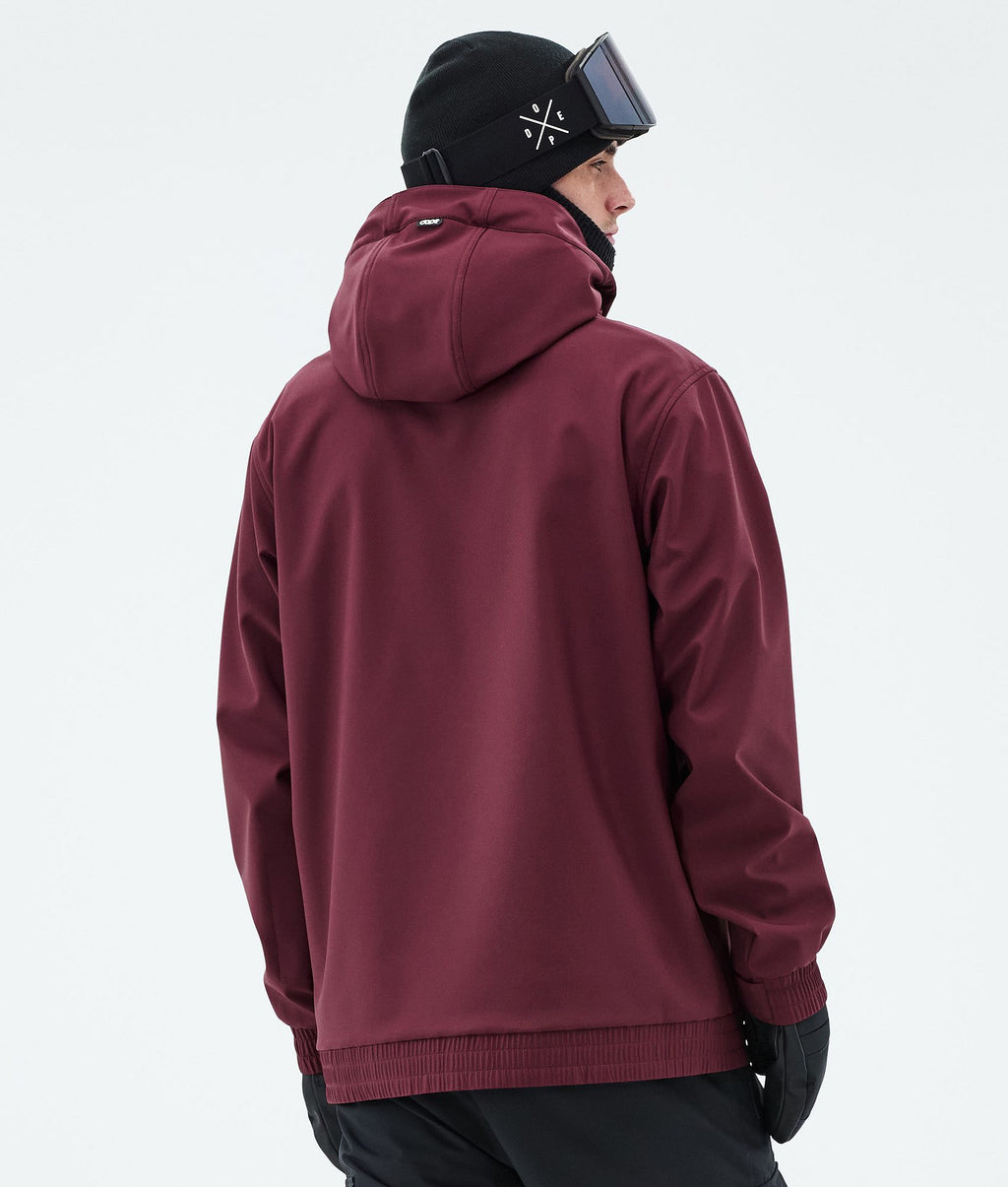 Snowboard Jacket For Men 2X-Up Burgundy
