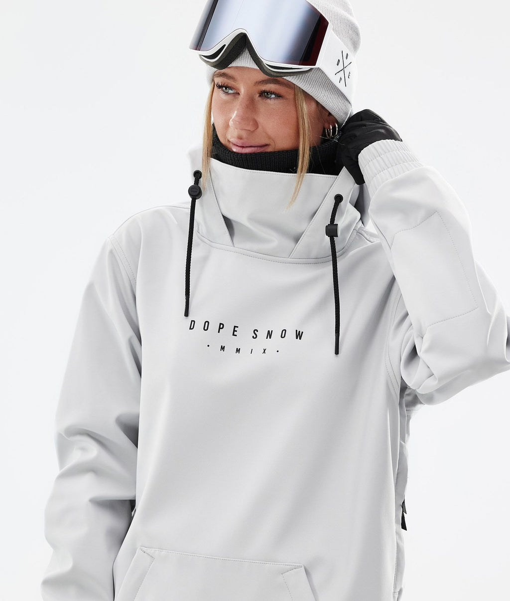 Snowboard Jacket For Women Range Light Grey
