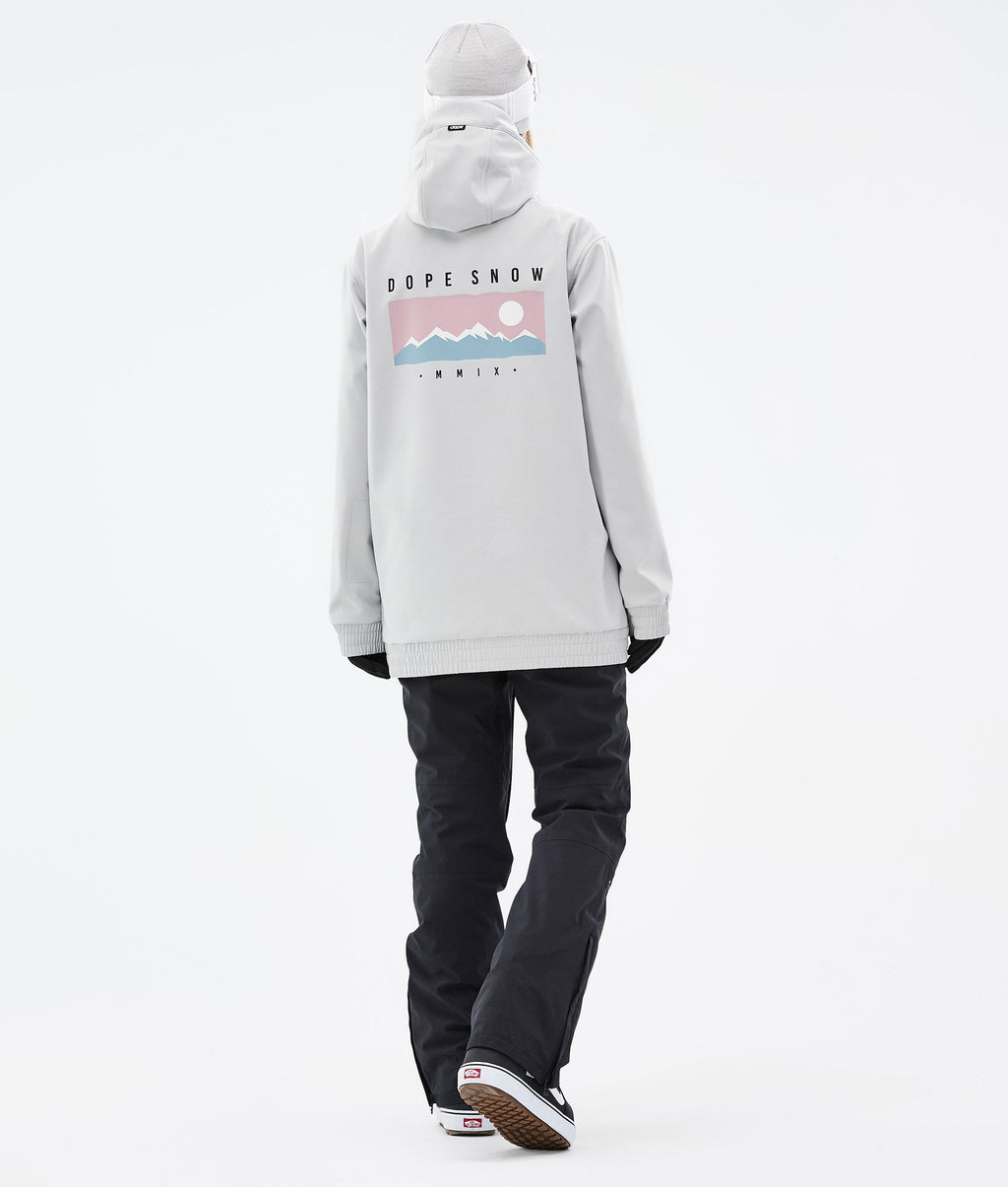 Snowboard Jacket For Women Range Light Grey