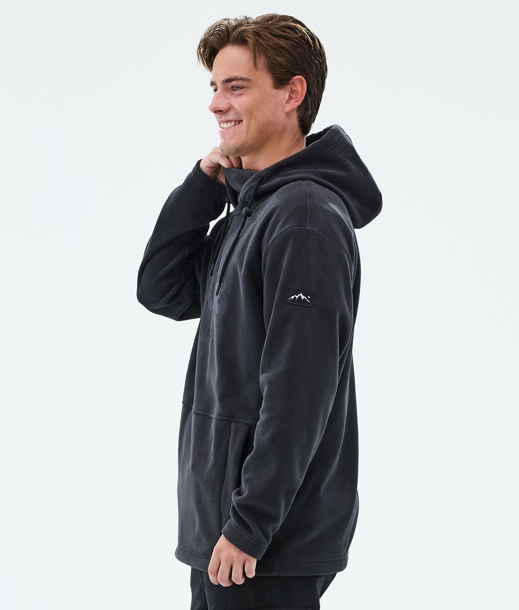 Fleece Hoodie For Men Black