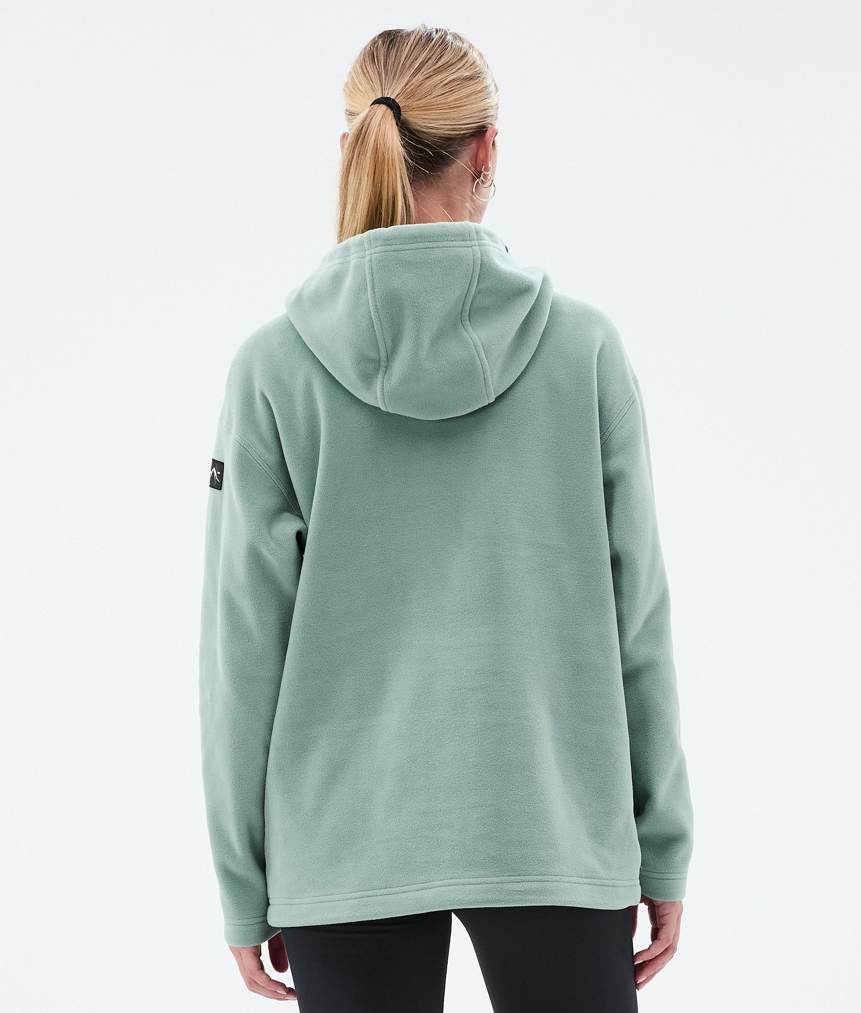 Fleece Hoodie For Women Faded Green