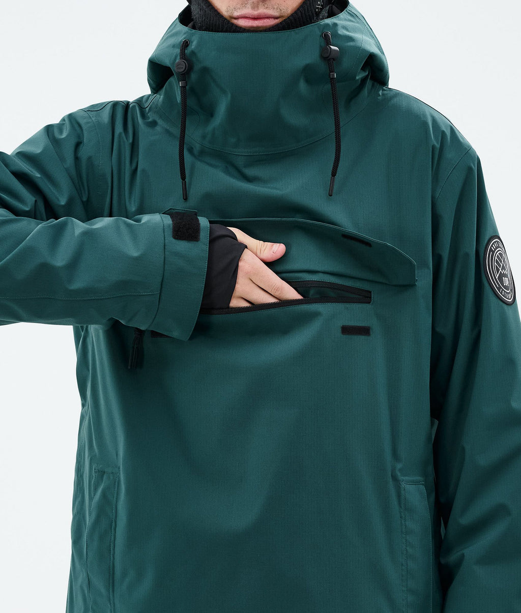 Snowboard Jacket For Men Bottle Green