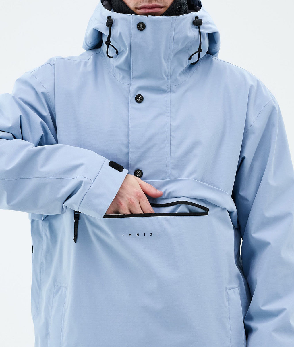 Snowboard Jacket For Men Light Blue