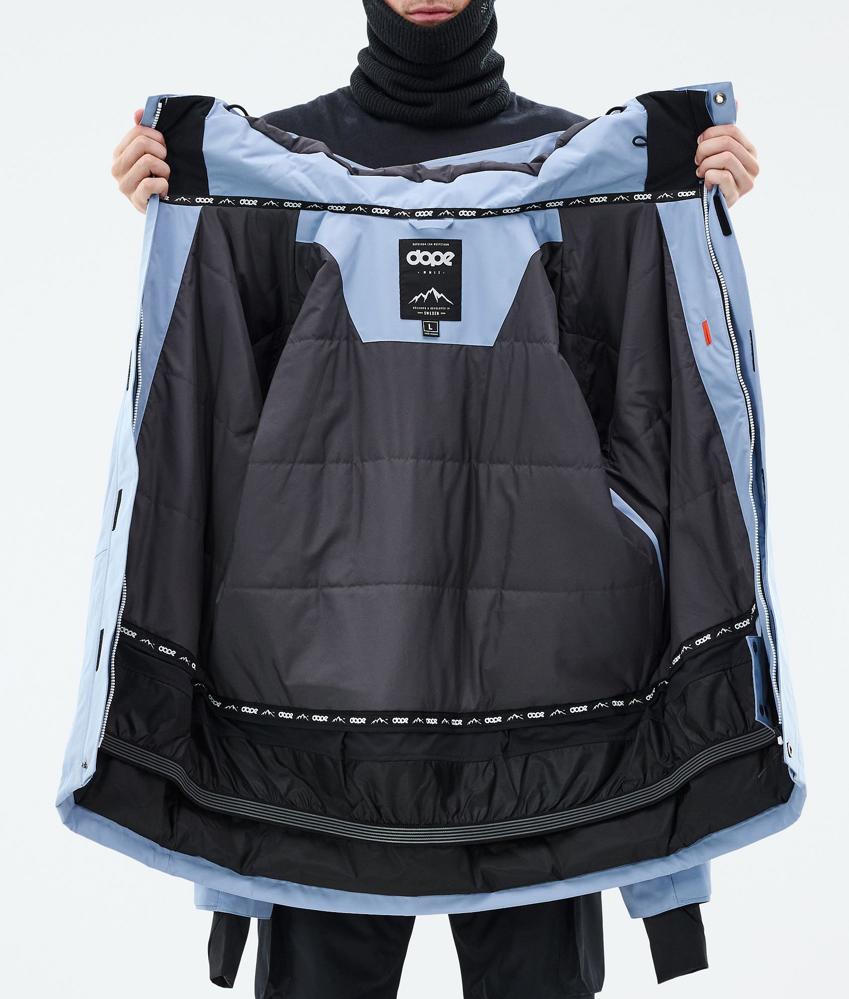 Snowboard Jacket For Men Light Blue