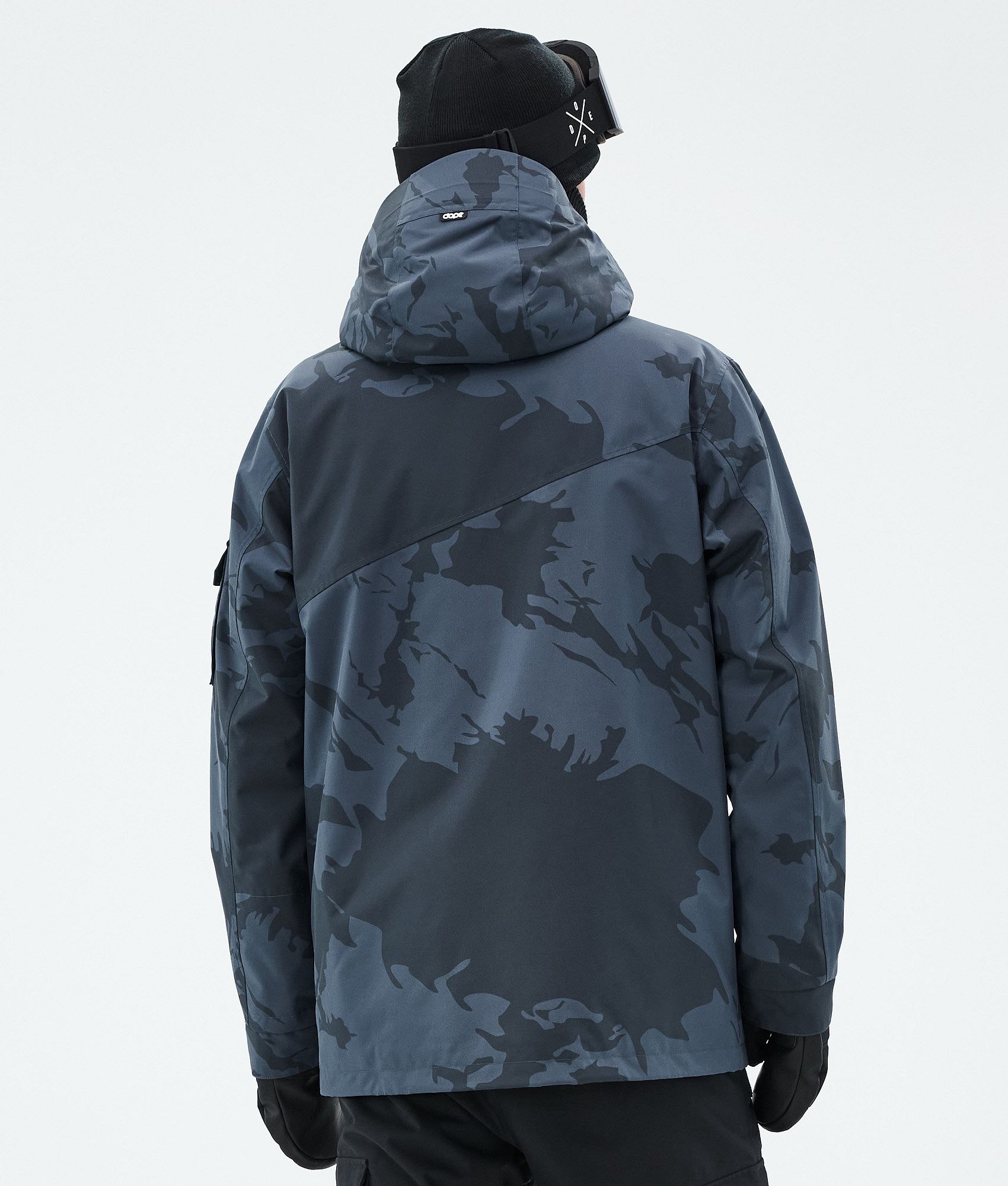 Snowboard Jacket For Men Metal Blue Camo