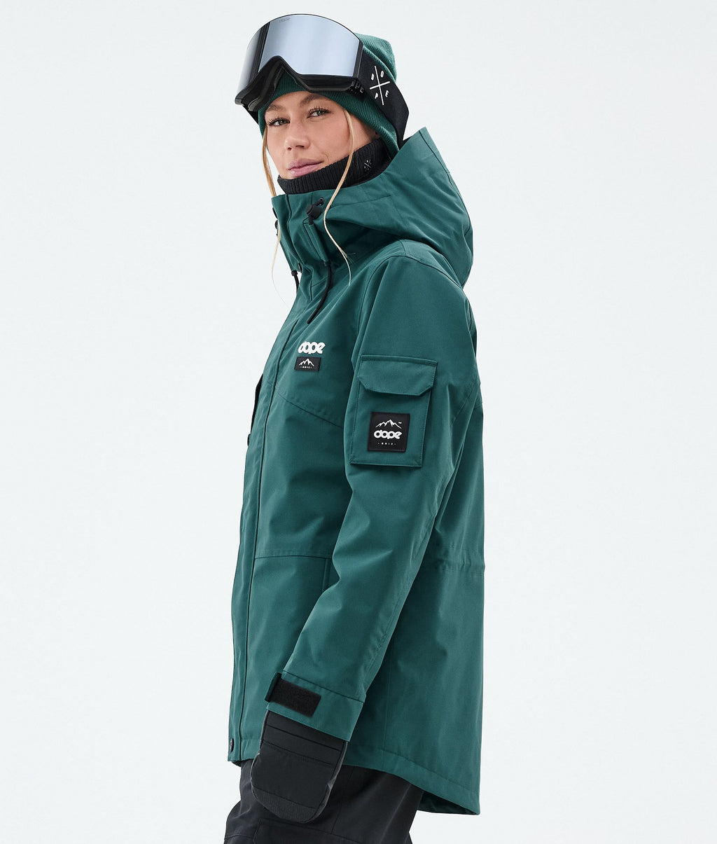 Snowboard Jacket For Women Bottle Green