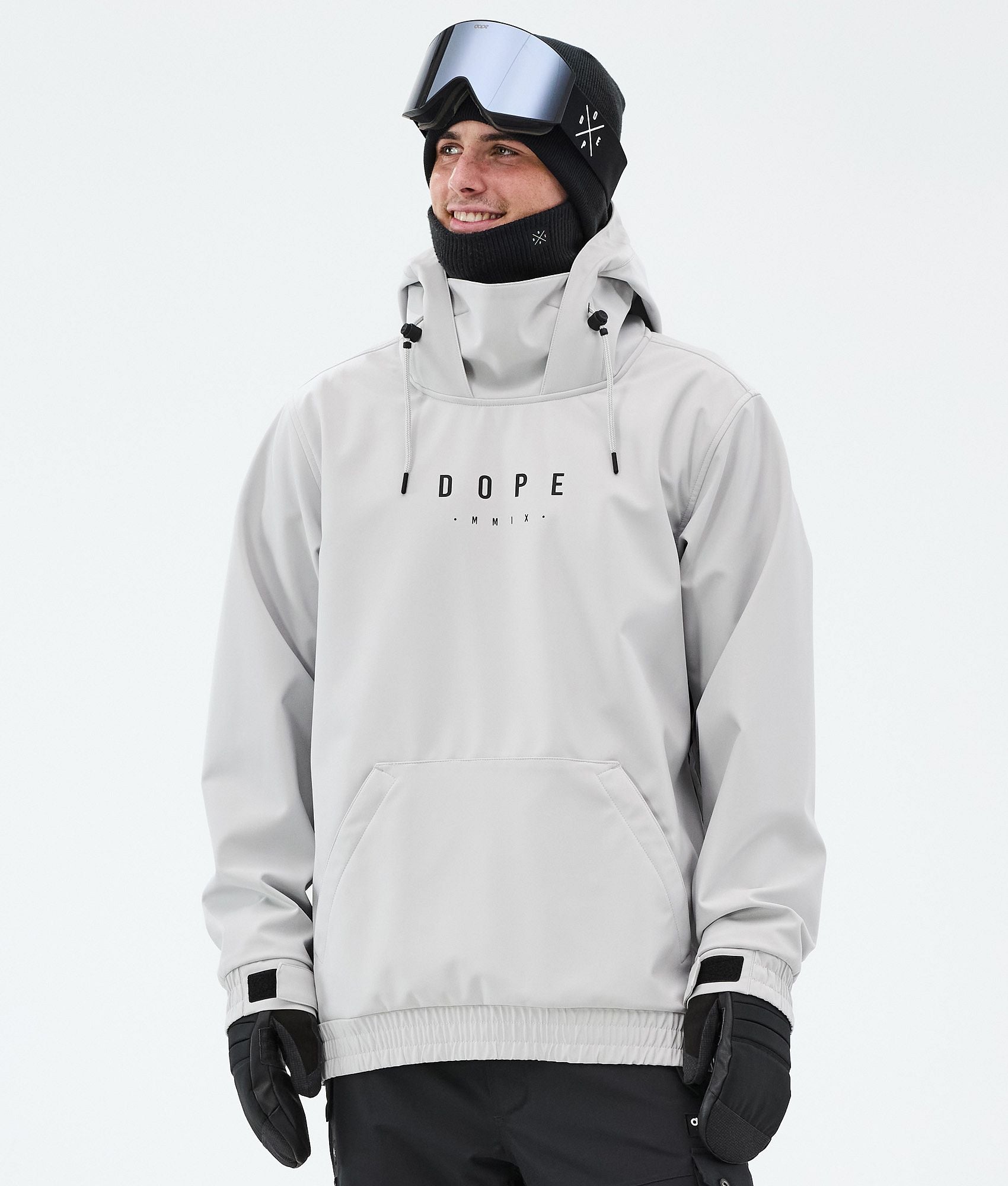 Snowboard Jacket For Men Aphex Light Grey