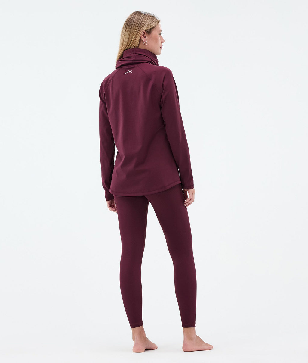 Base Layer Top For Women 2X-Up Burgundy