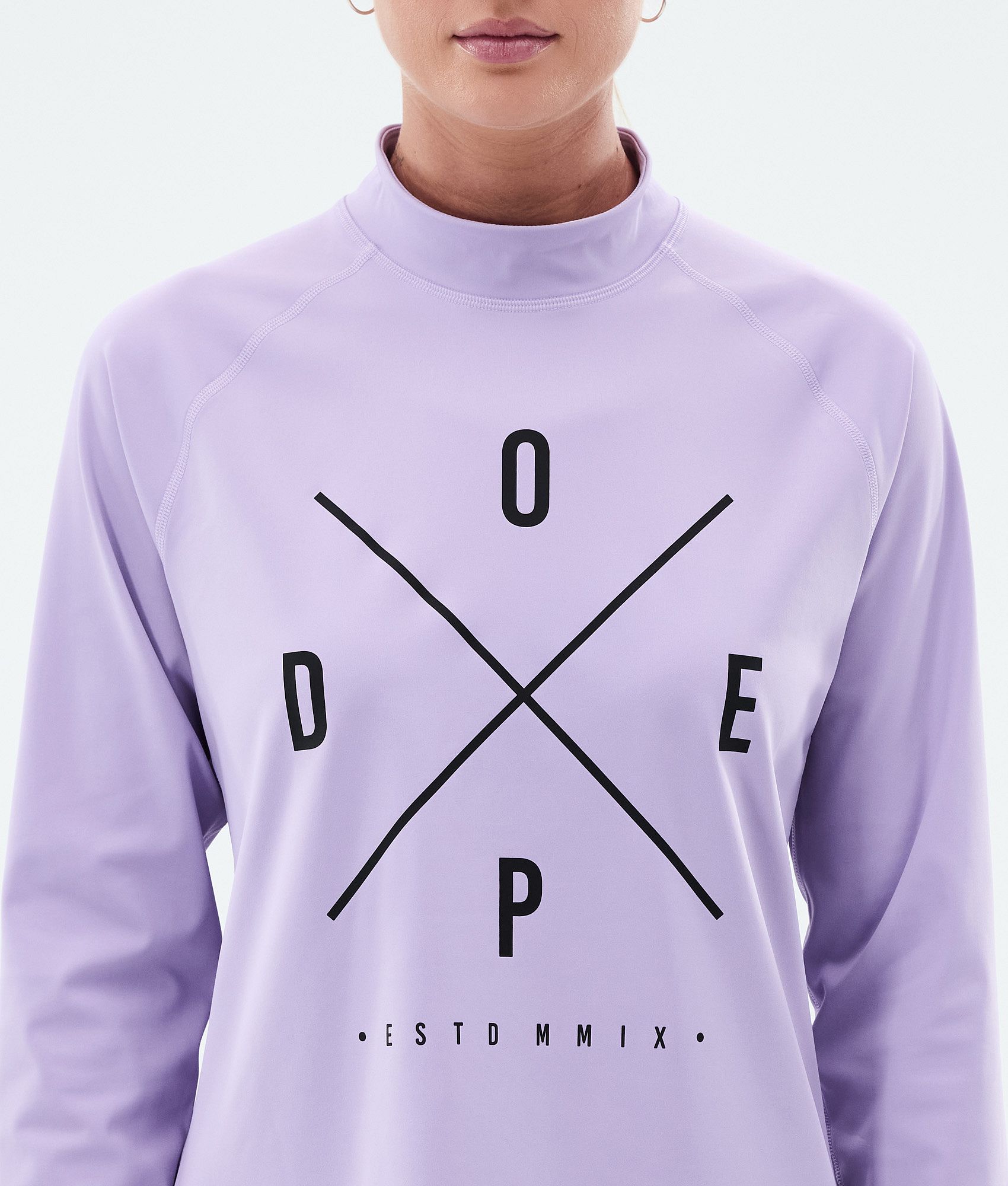 Base Layer Top For Women 2X-Up Faded Violet