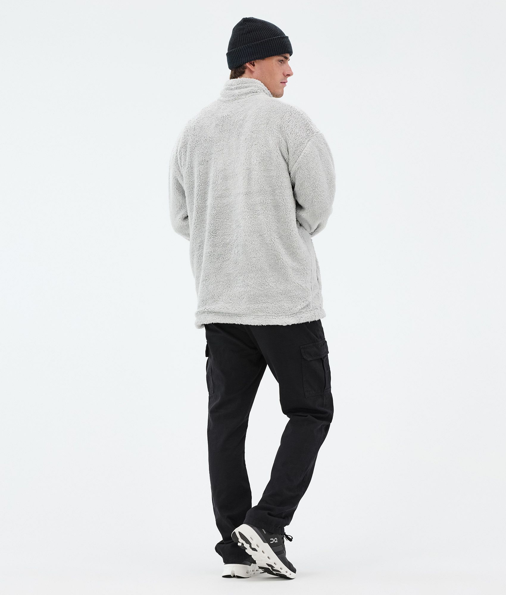 Fleece Sweater For Men Light Grey