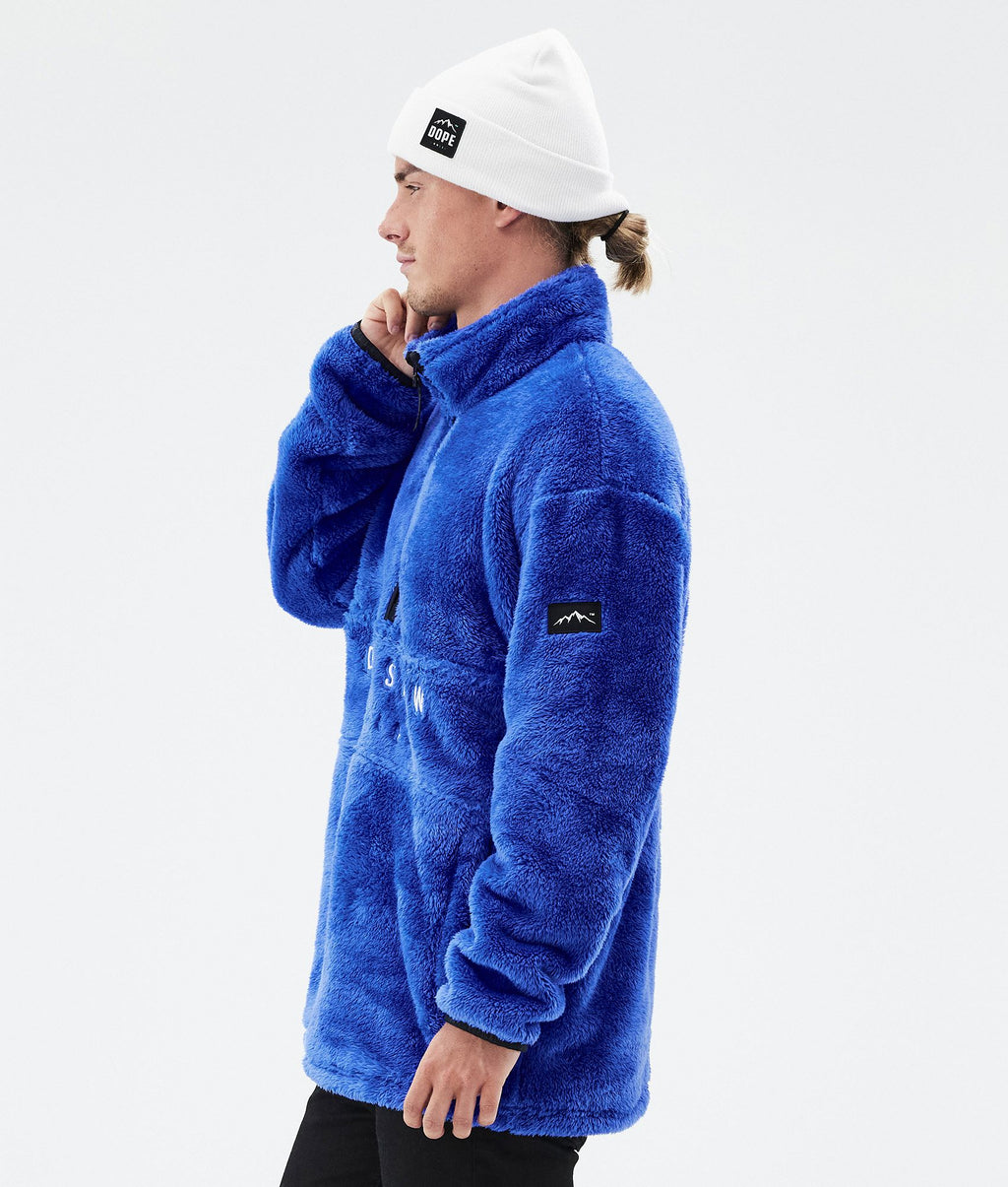 Fleece Sweater For Men Cobalt Blue