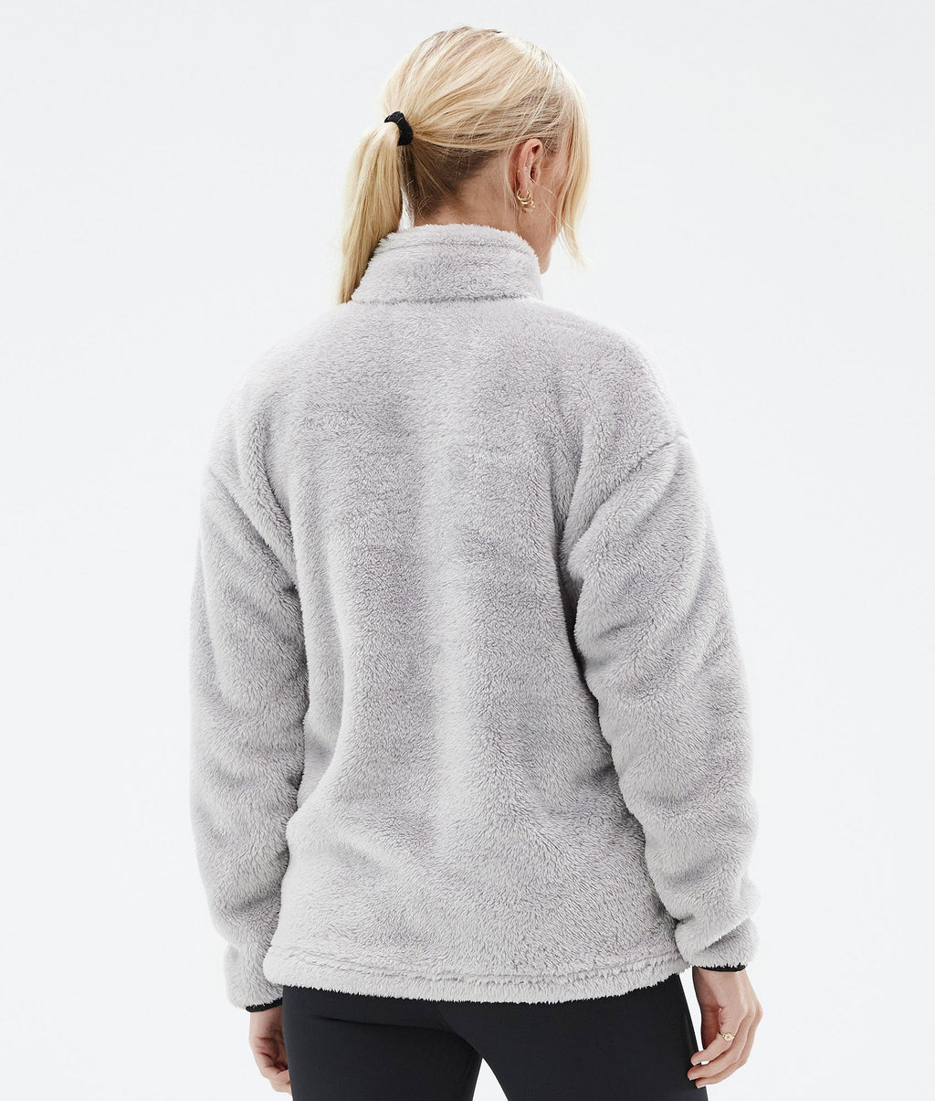 Fleece Sweater For Women Light Grey