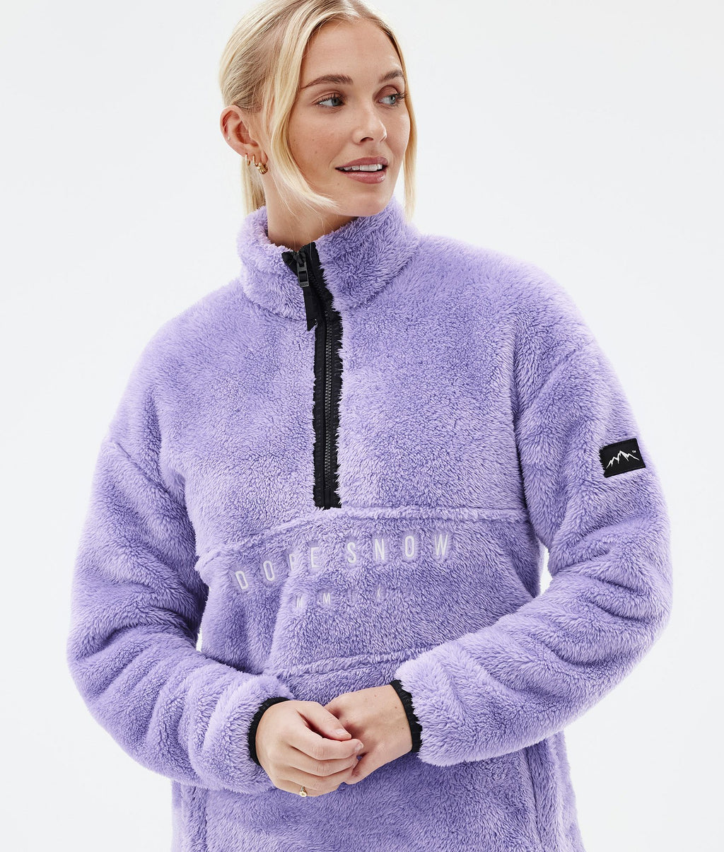 Fleece Sweater For Women Faded Violet