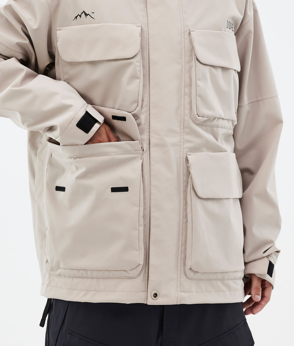 Snowboard Jacket For Men Sand