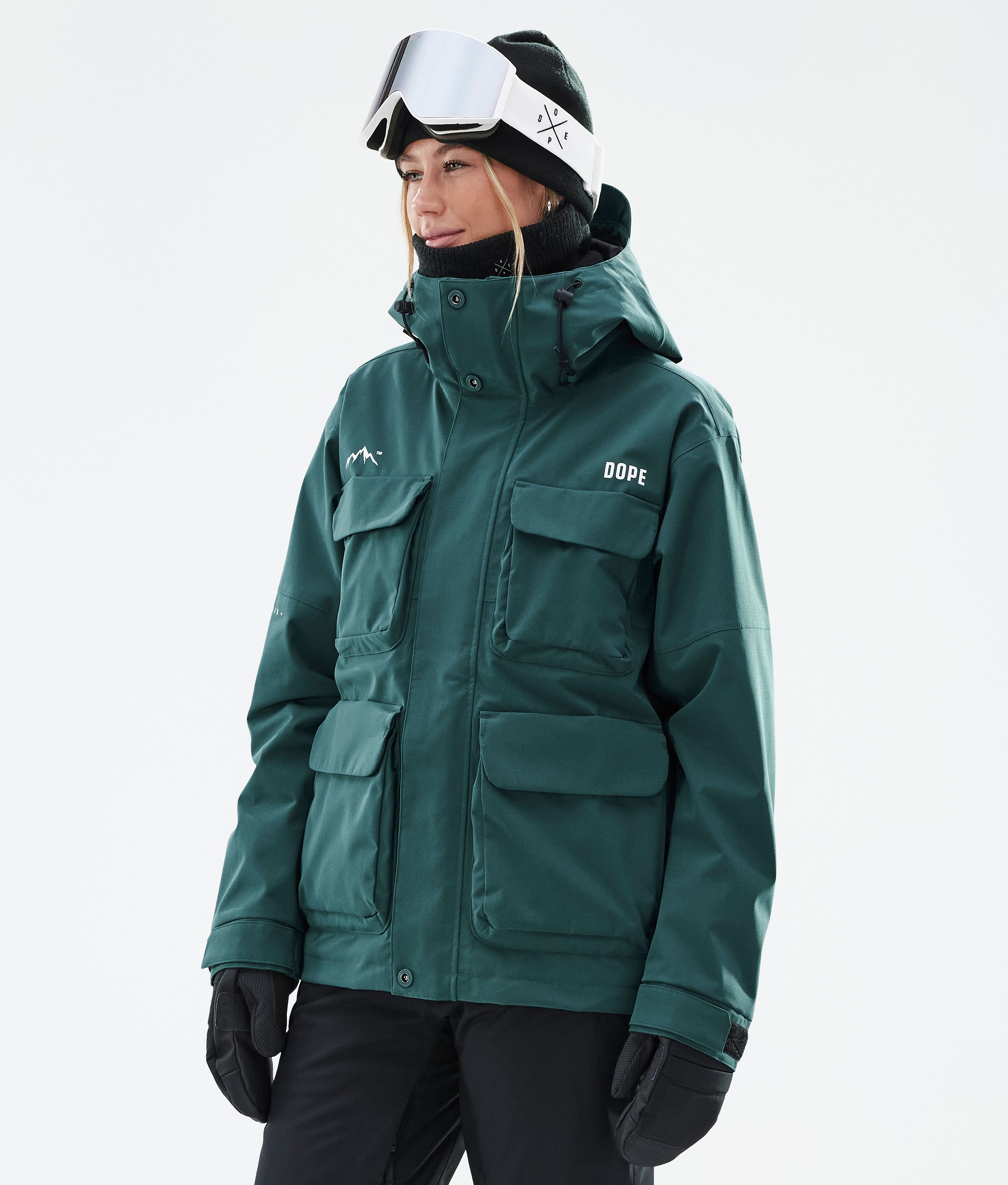 Snowboard Jacket For Women Bottle Green
