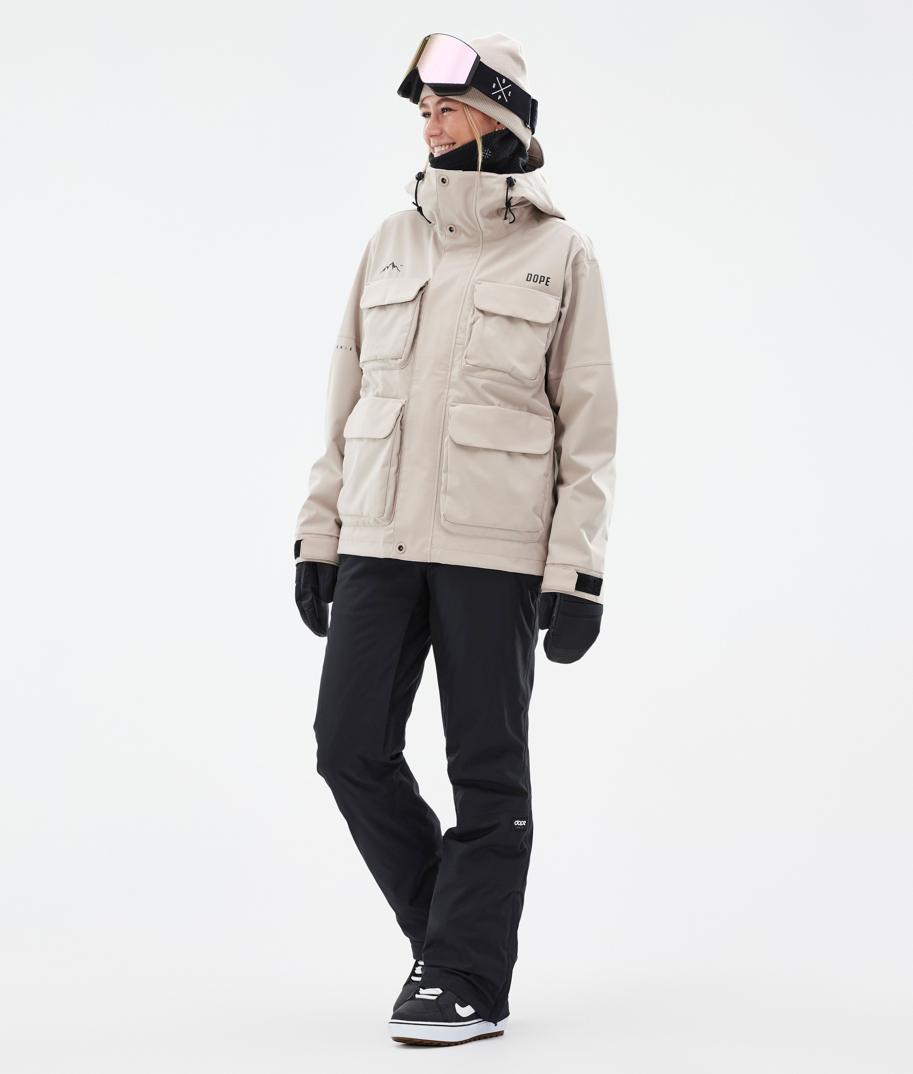 Snowboard Jacket For Women Sand