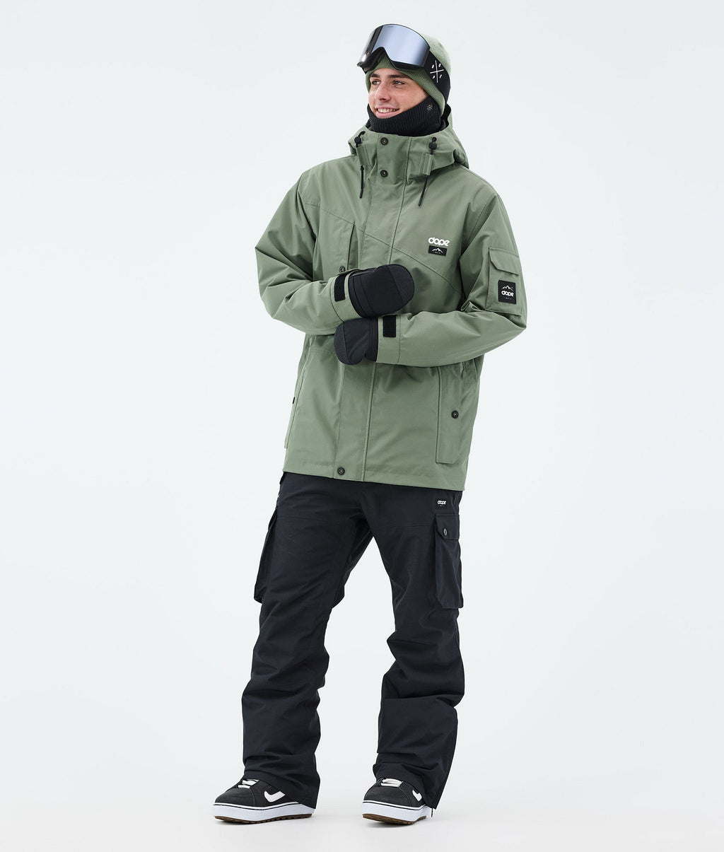 Snowboard Jacket For Men Moss Green