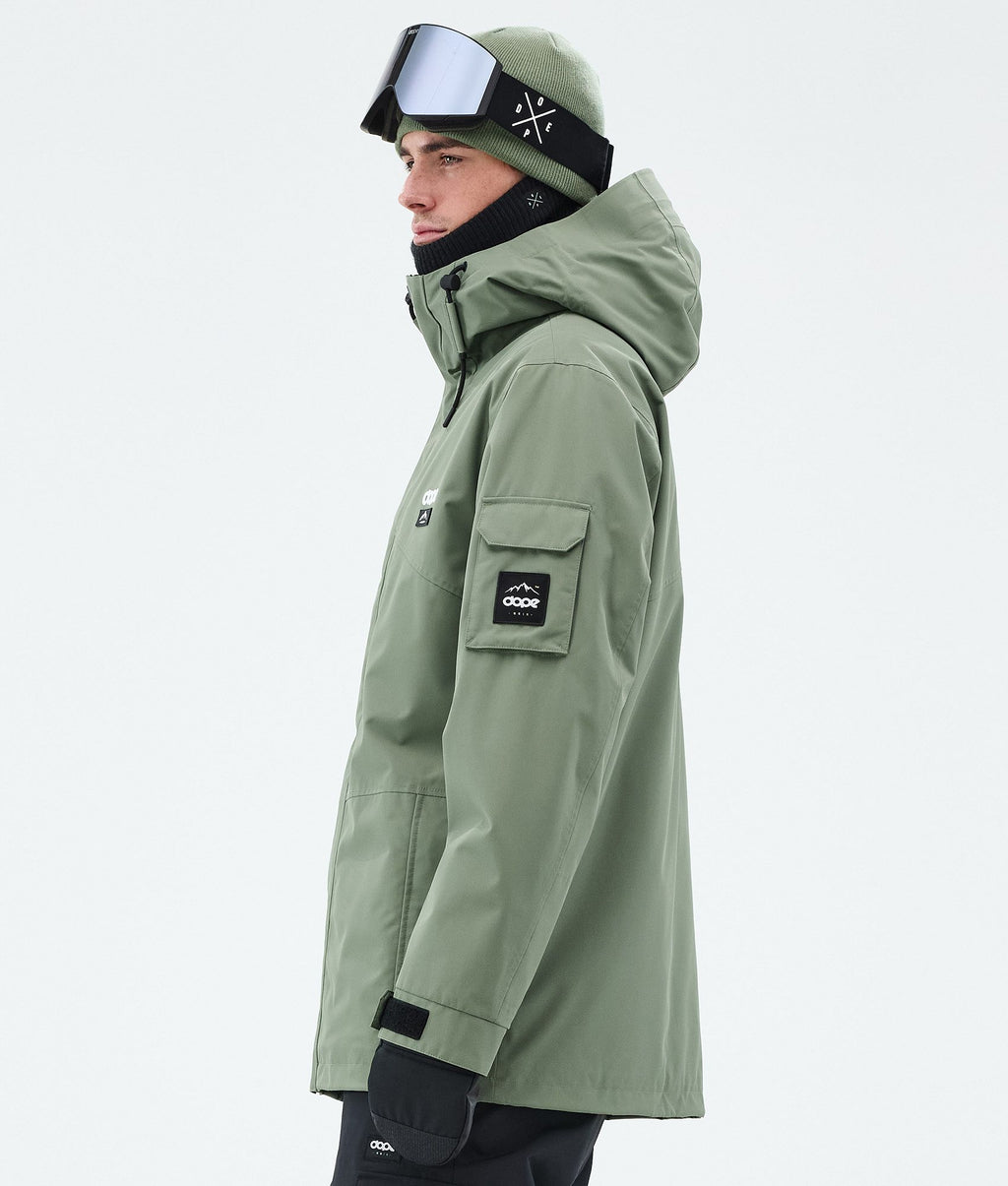 Snowboard Jacket For Men Moss Green