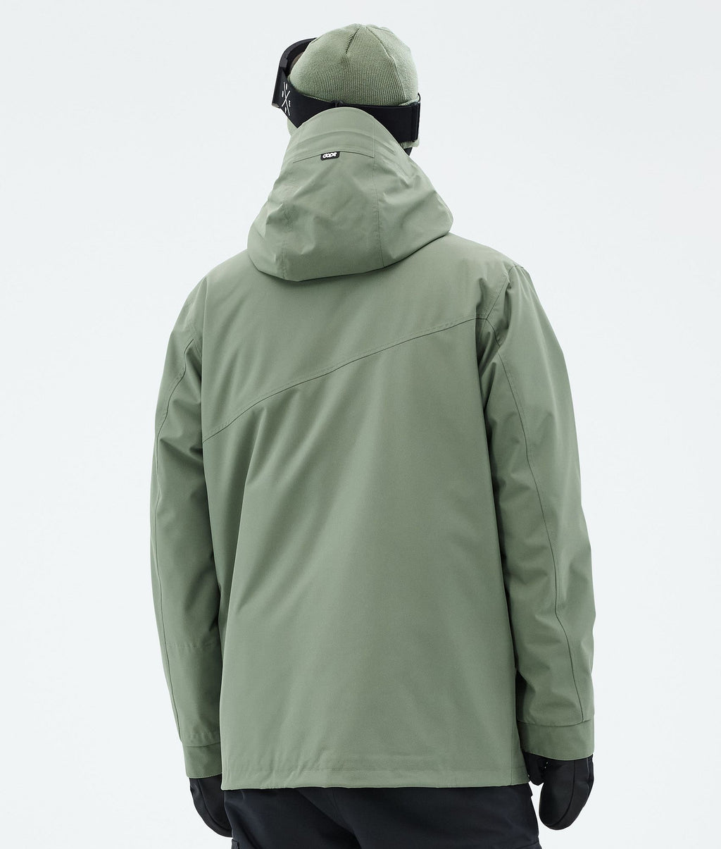 Snowboard Jacket For Men Moss Green