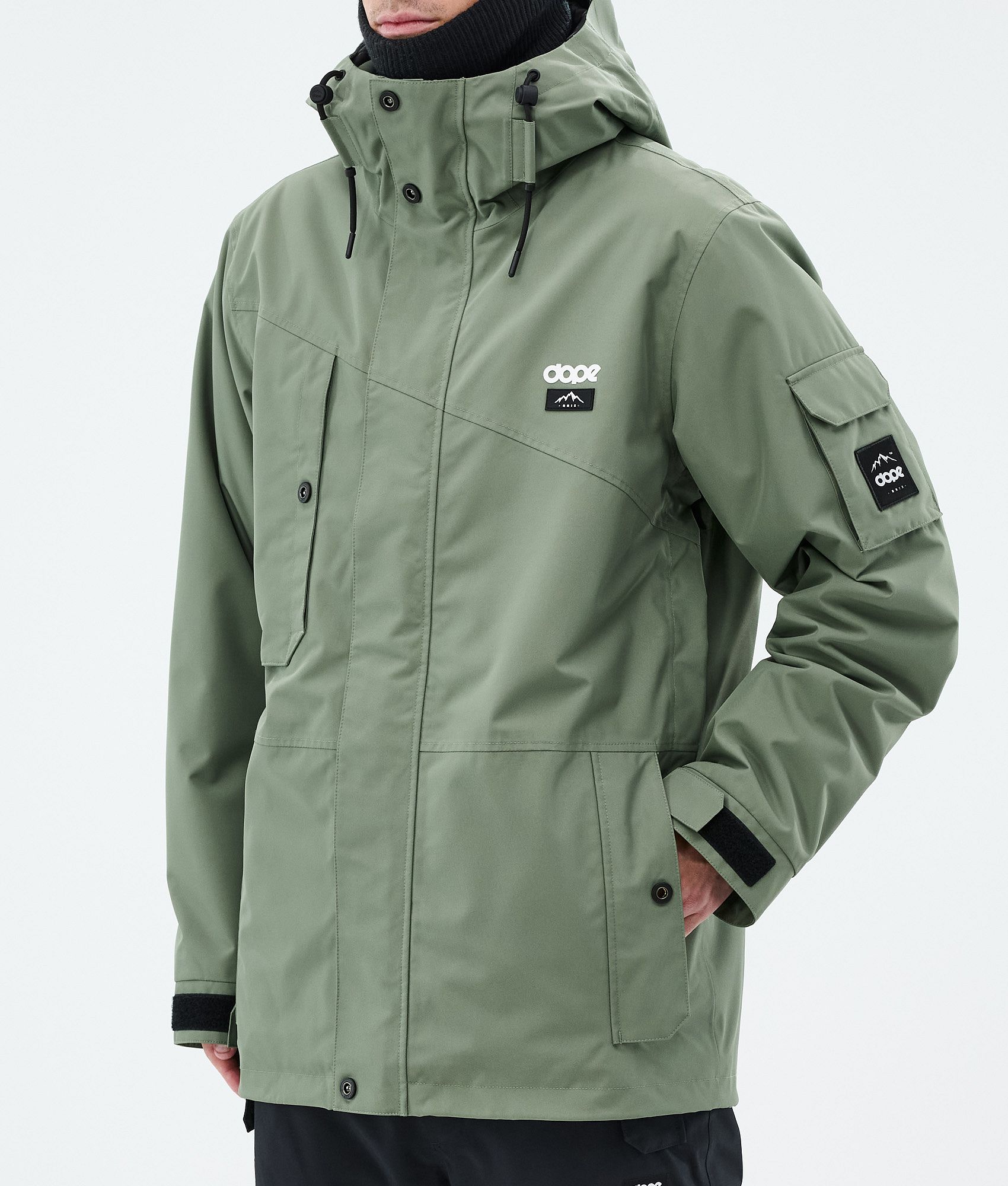 Snowboard Jacket For Men Moss Green