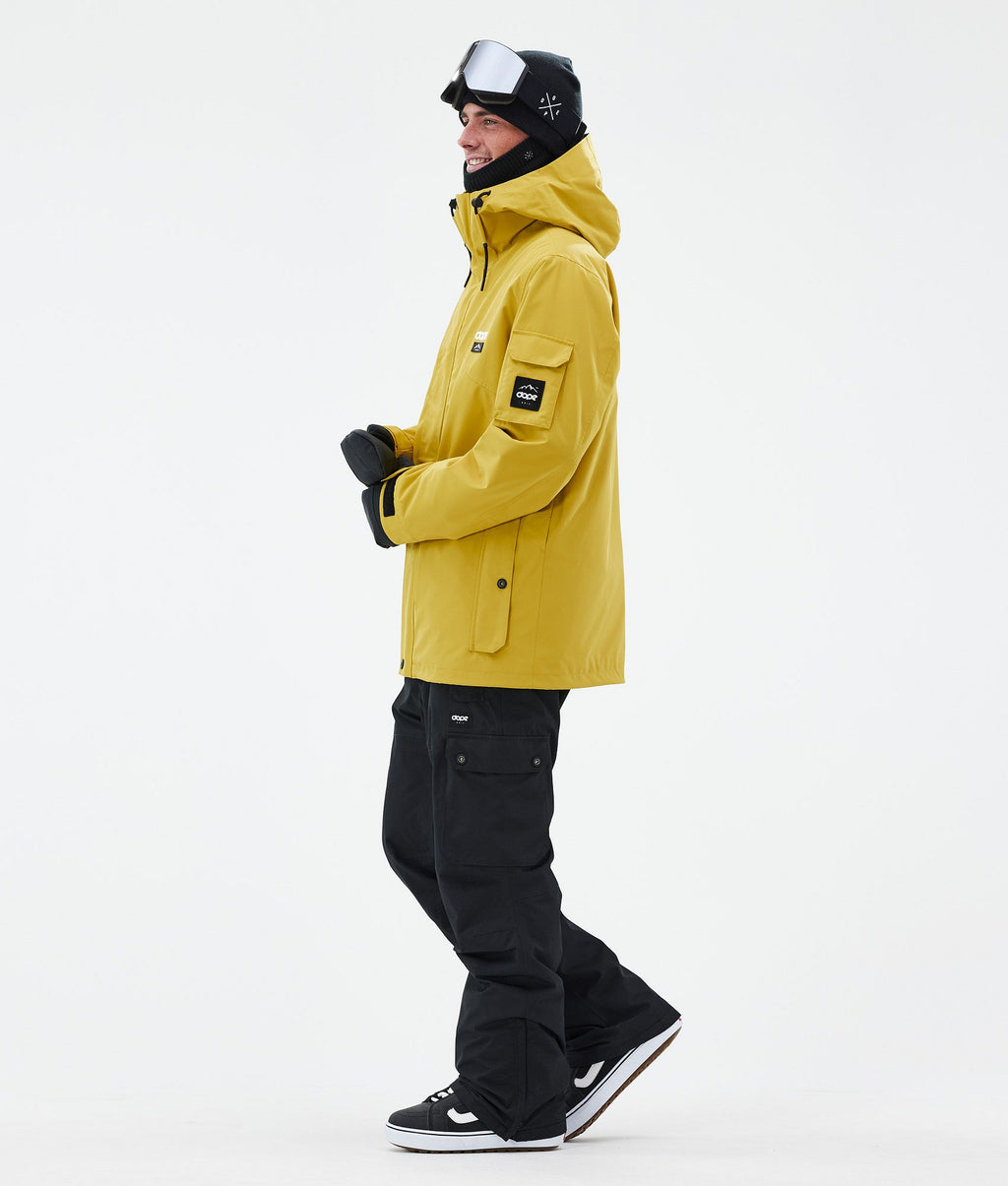 Snowboard Jacket For Men Yellow