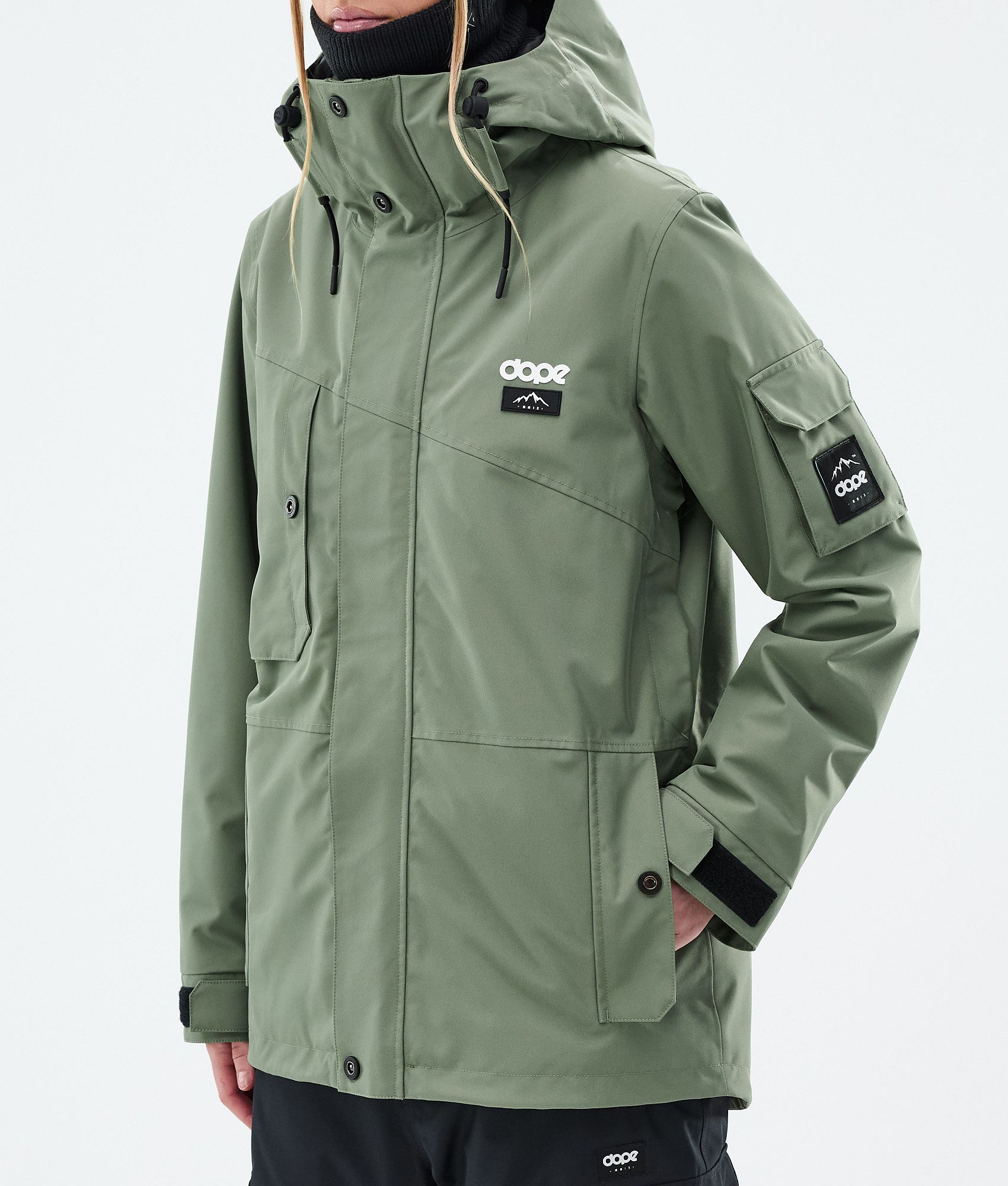 Snowboard Jacket For Women Moss Green