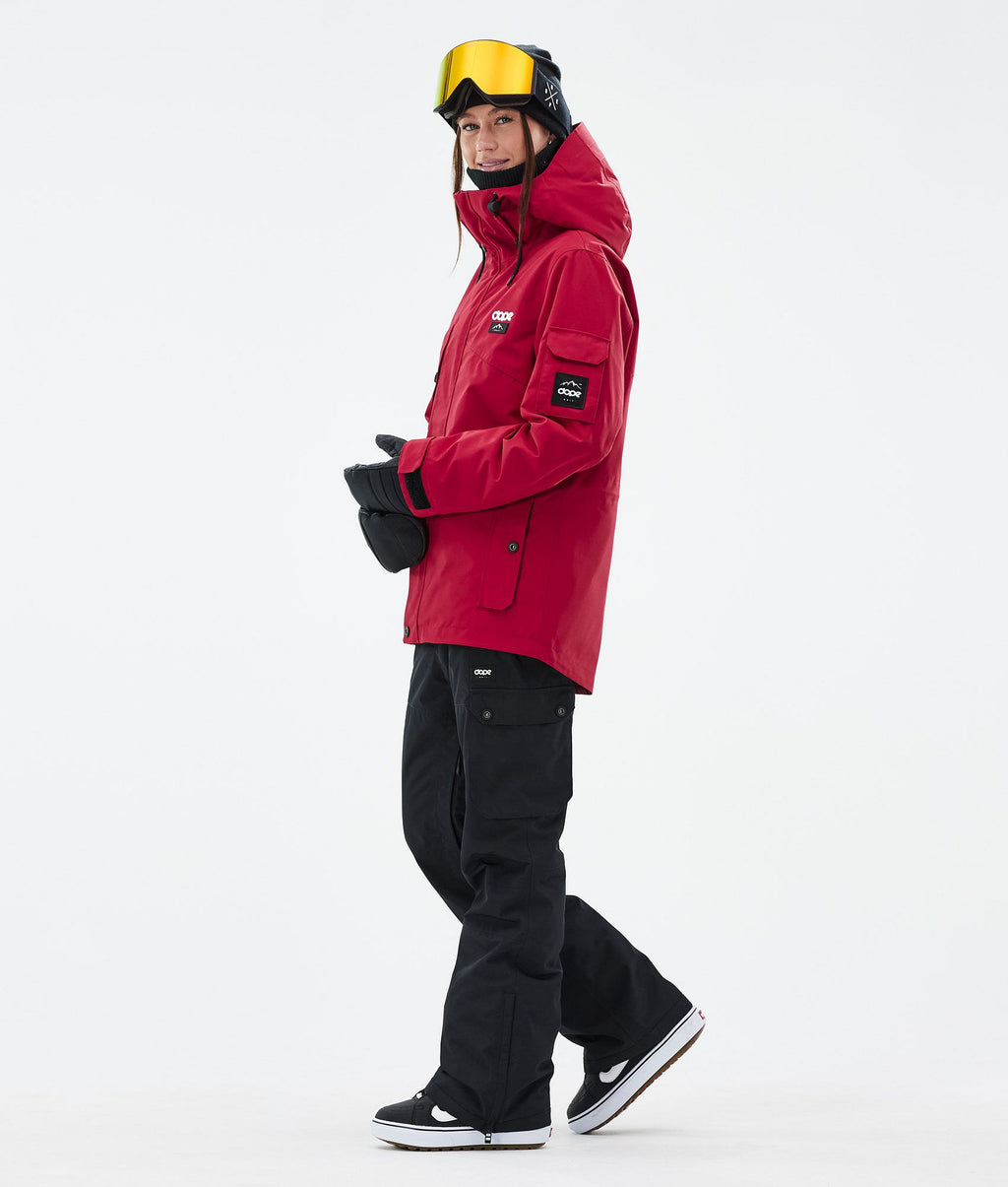 Snowboard Jacket For Women Deep Red