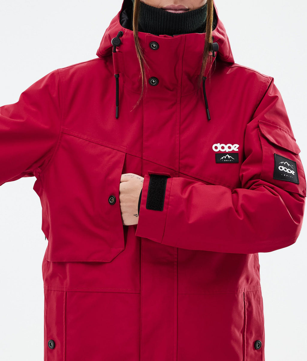 Snowboard Jacket For Women Deep Red