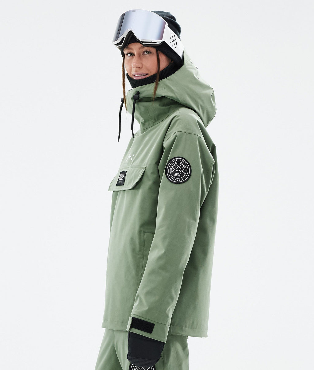 Snowboard Jacket For Women Moss Green