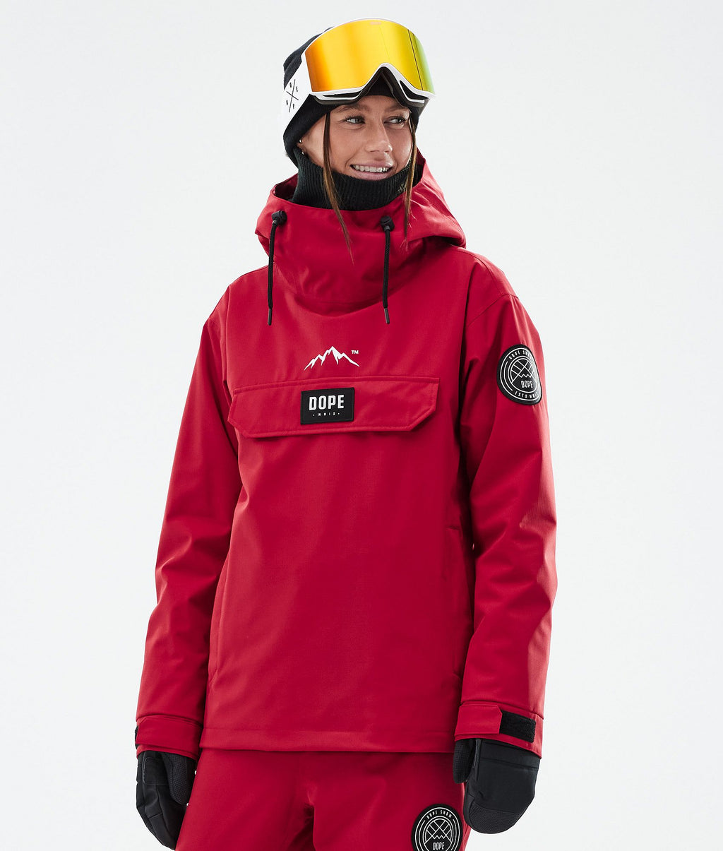 Snowboard Jacket For Women Deep Red
